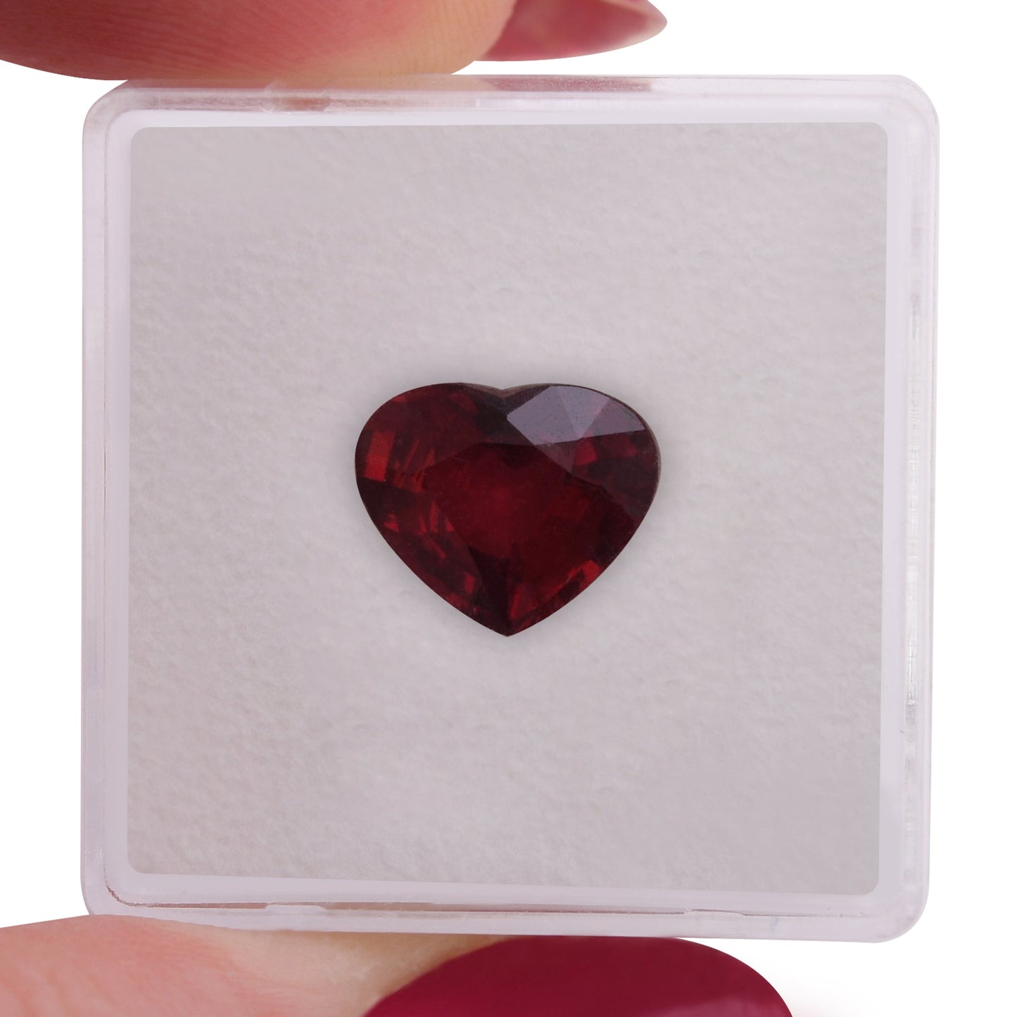 3.09 Carat Red MOZAMBICAN Heart Ruby CD