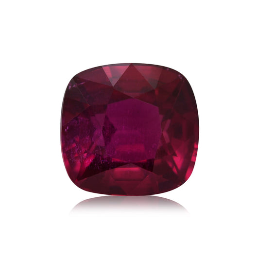 3,02 Karat roter Mosambikanischer Kissen-Rubin AGL