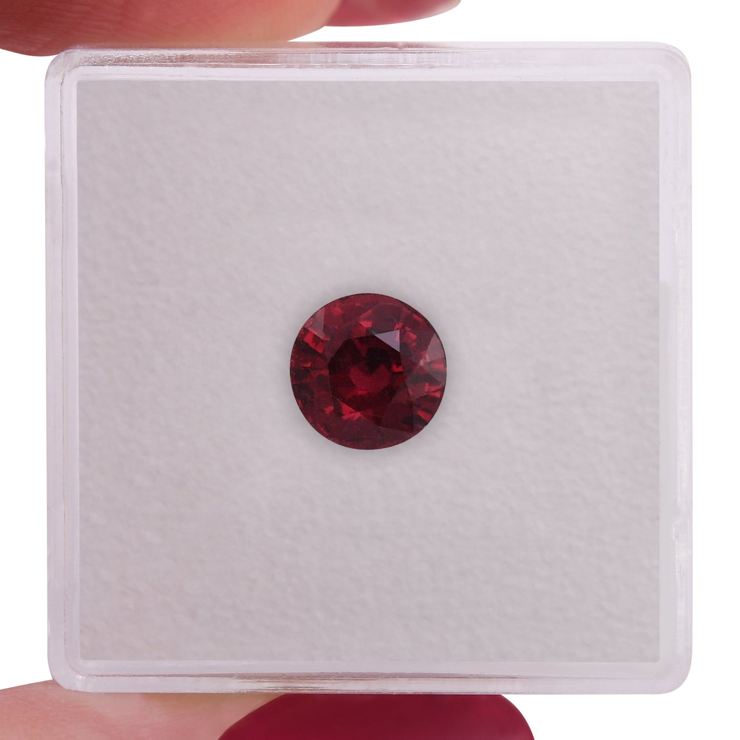 1.64 Carat Red MOZAMBICAN Round Ruby GIA