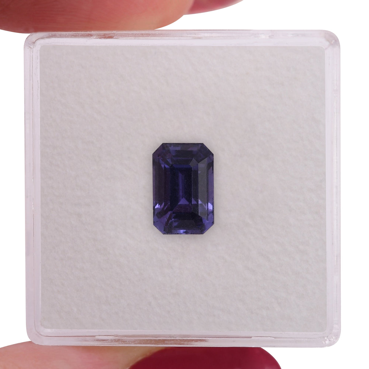 2,13 Karat violetter Madagaskar-Smaragd-Saphir