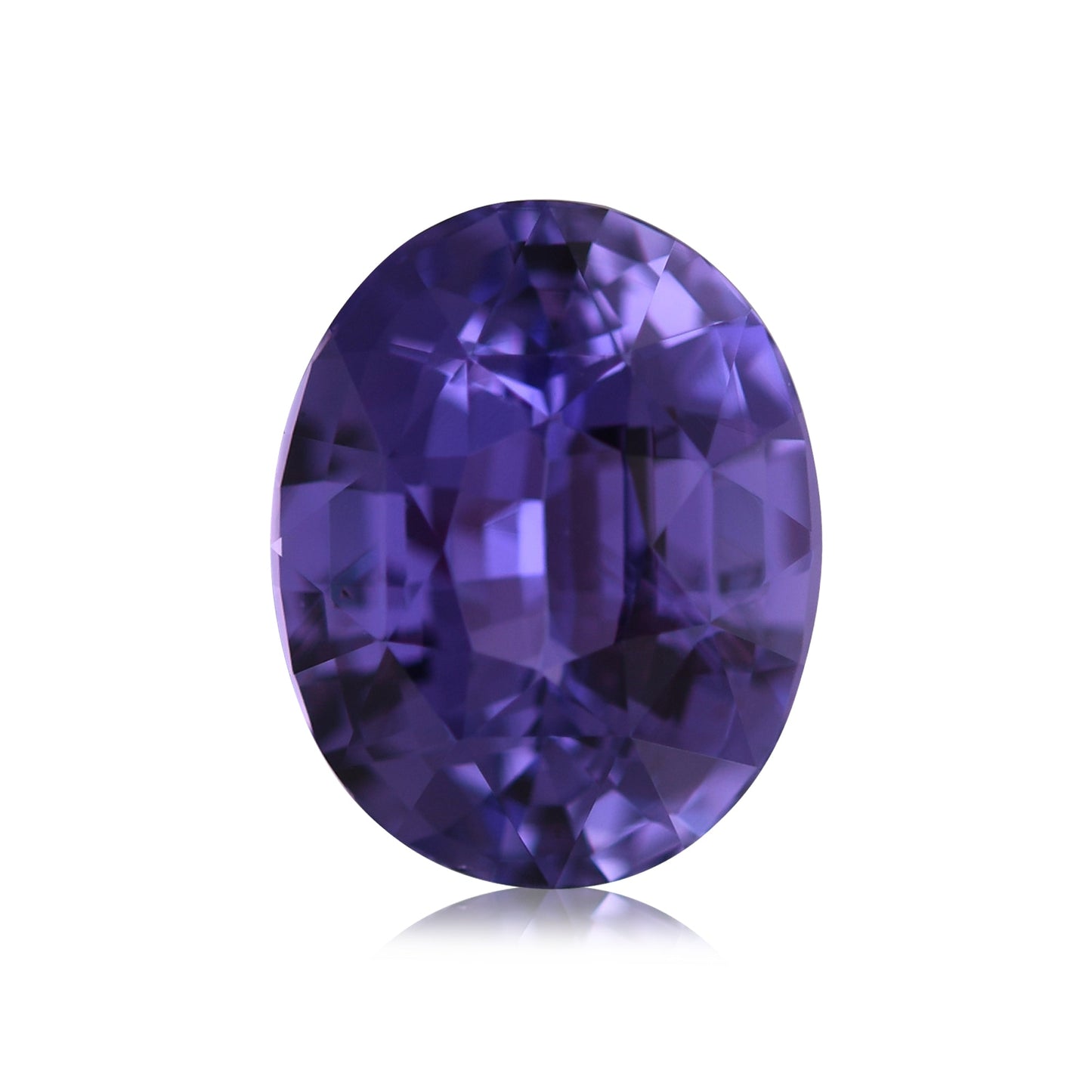 2,55 Karat violetter ovaler Saphir aus Madagaskar