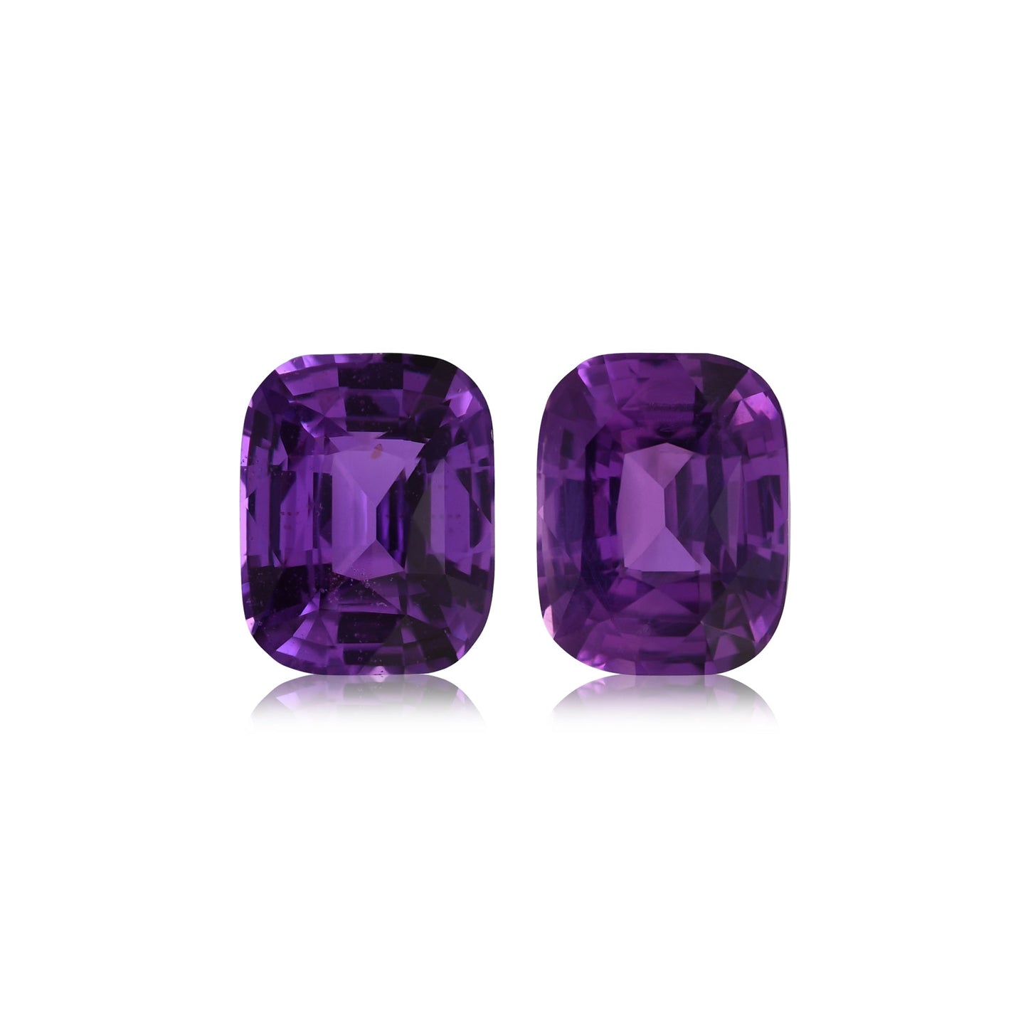 3,29 Karat violetter MADAGASKAR Kissen-Saphir