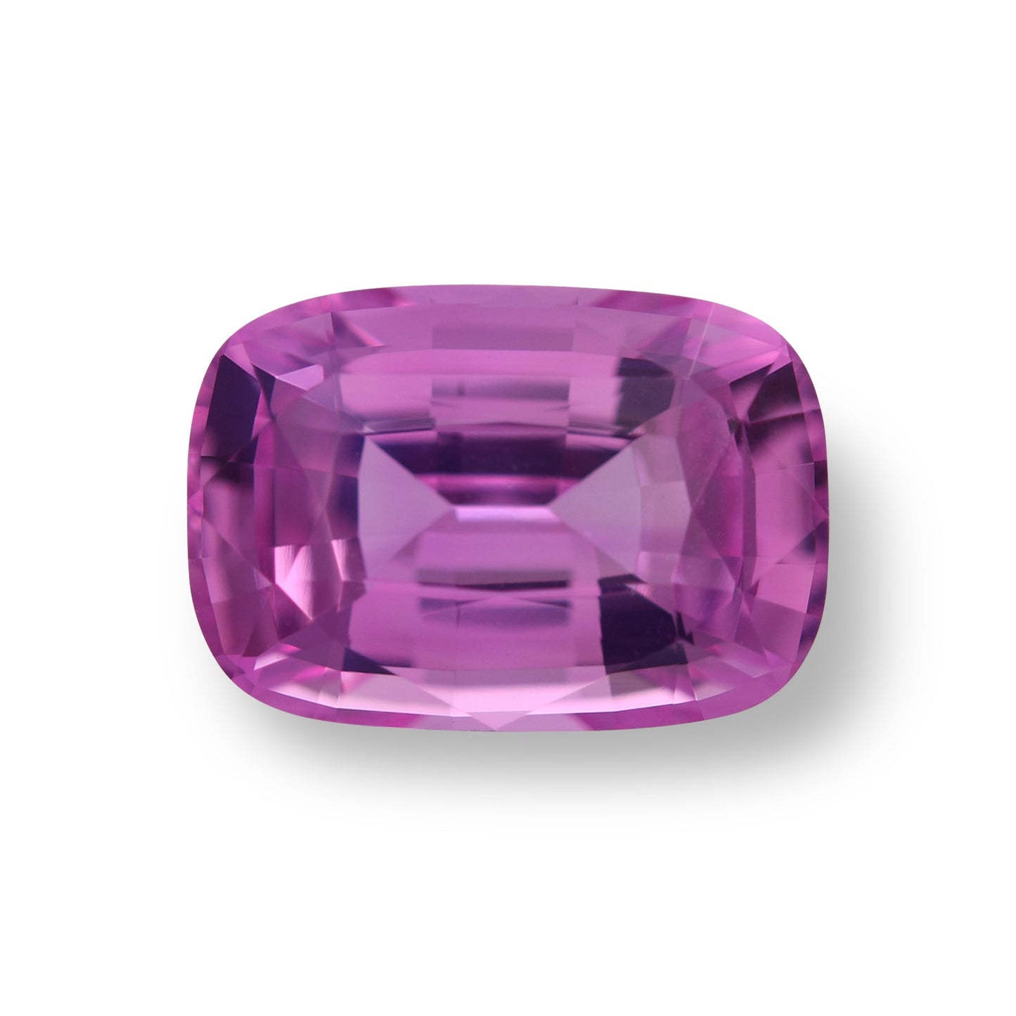 2,57 Karat rosafarbener MADAGASKAR-Kissen-Saphir