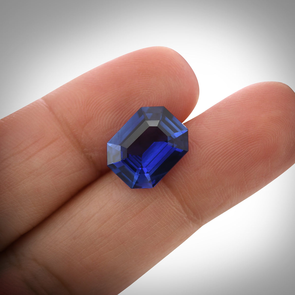 5,16 Karat blauer Smaragd-Saphir aus Sri Lanka (GRS)