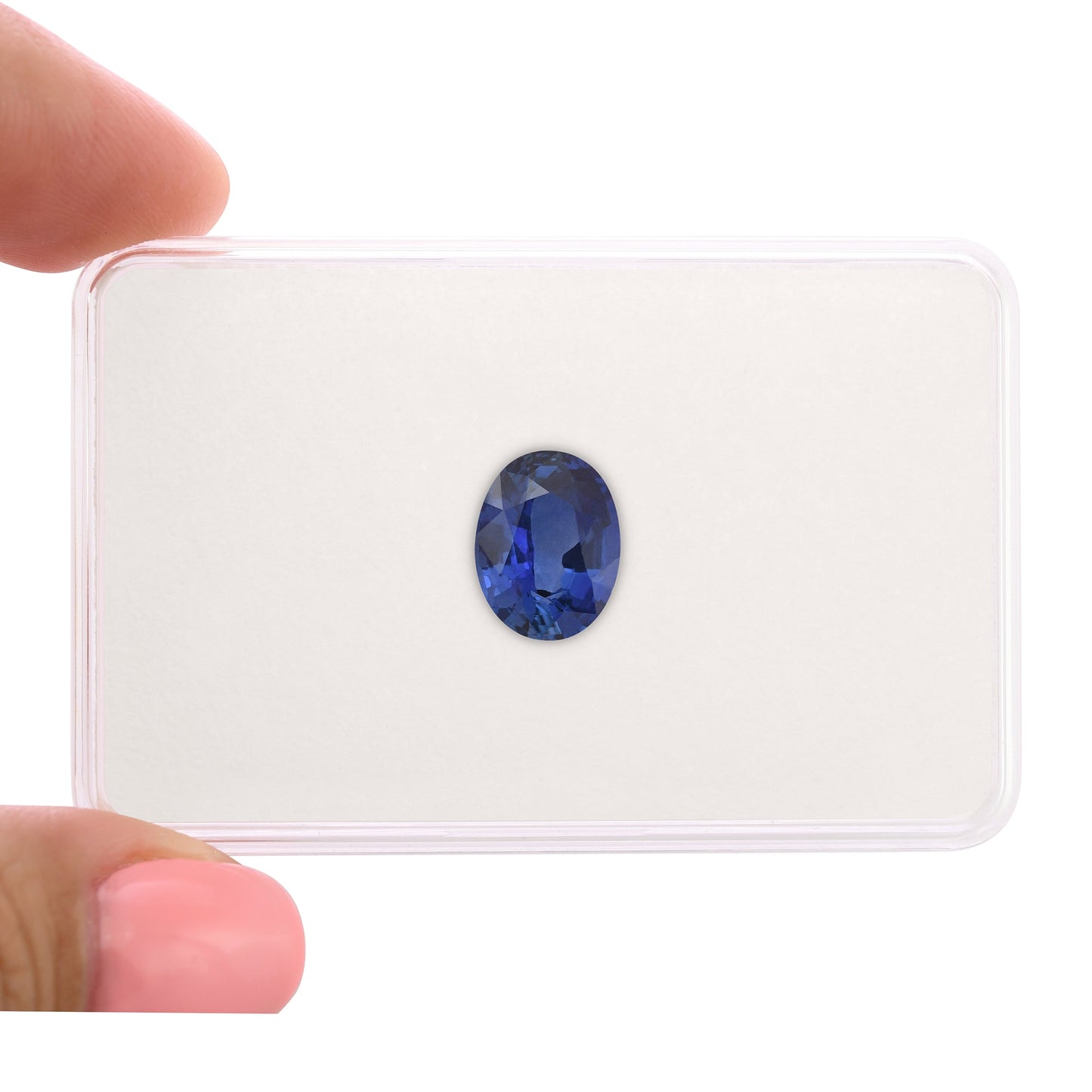 4,19 Karat blauer ovaler Saphir aus Sri Lanka (GRS)