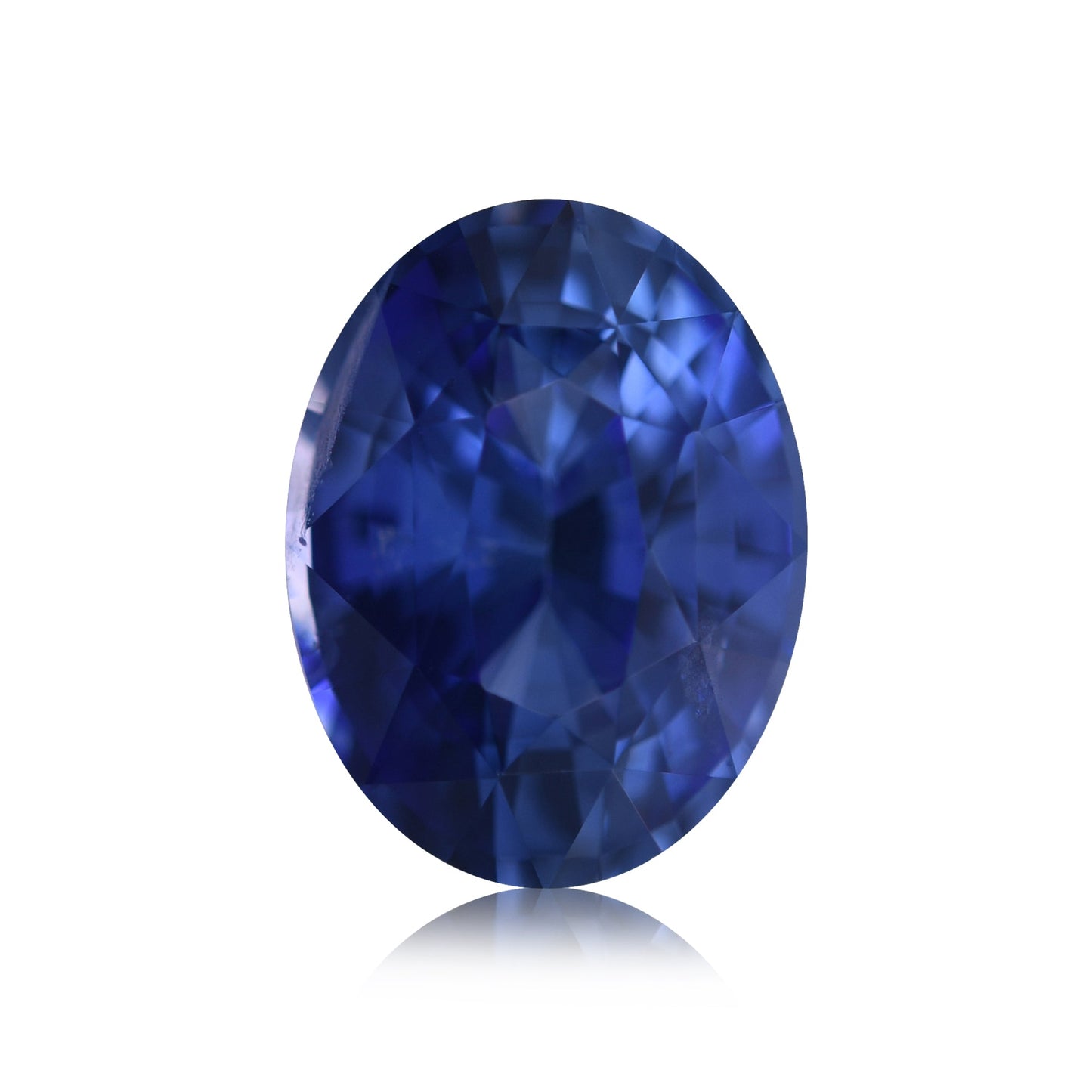 1,60 Karat blauer ovaler Saphir aus Sri Lanka