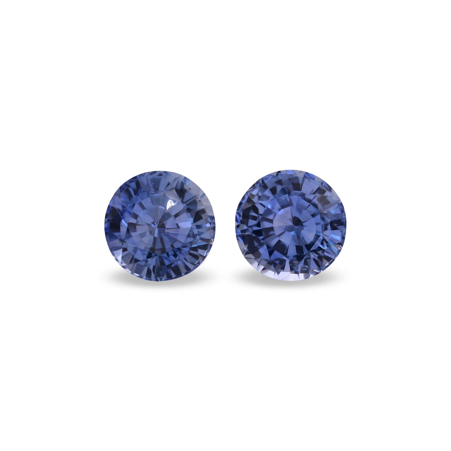 3,20 Karat blauer runder Saphir aus Sri Lanka