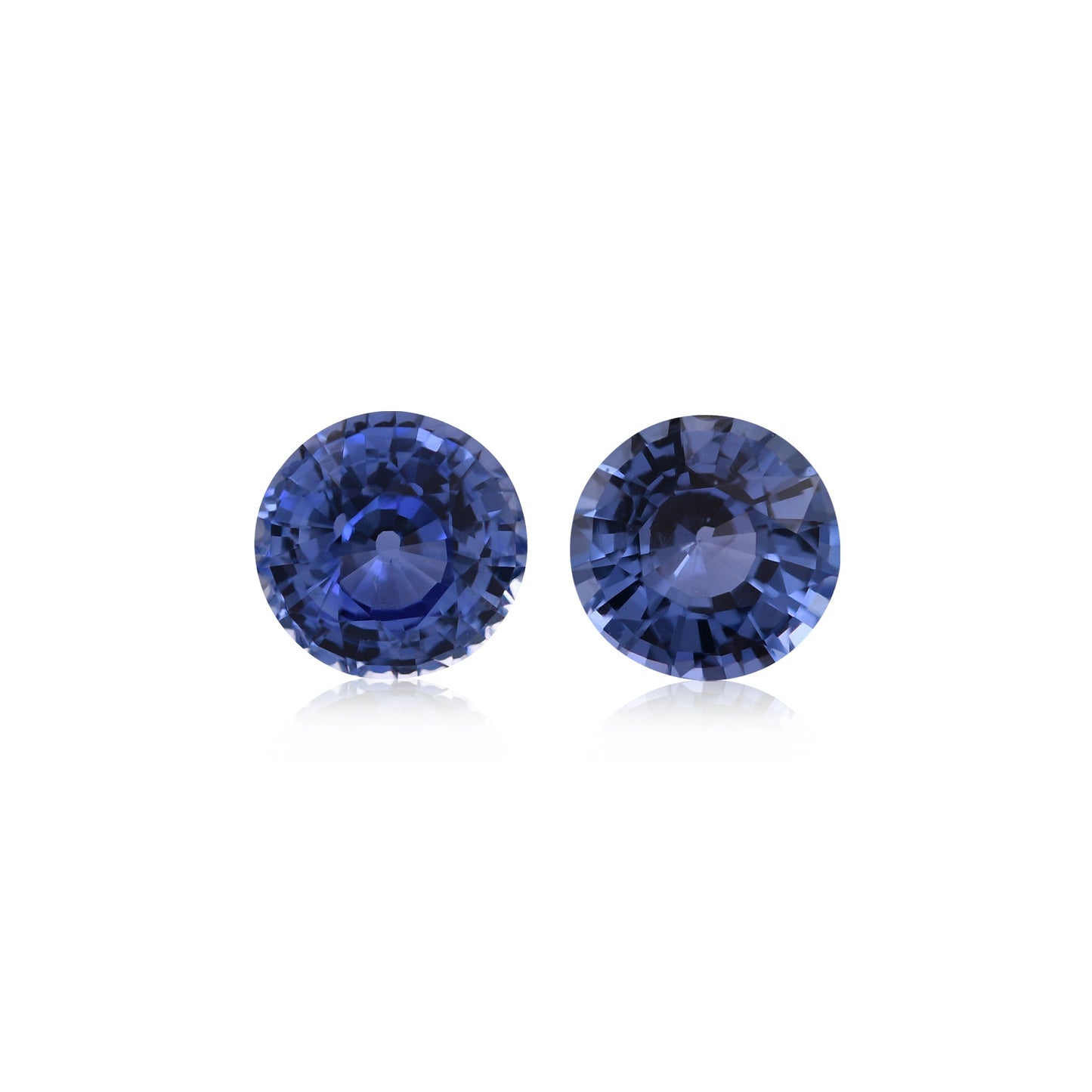 3,59 Karat blauer runder Saphir aus Sri Lanka