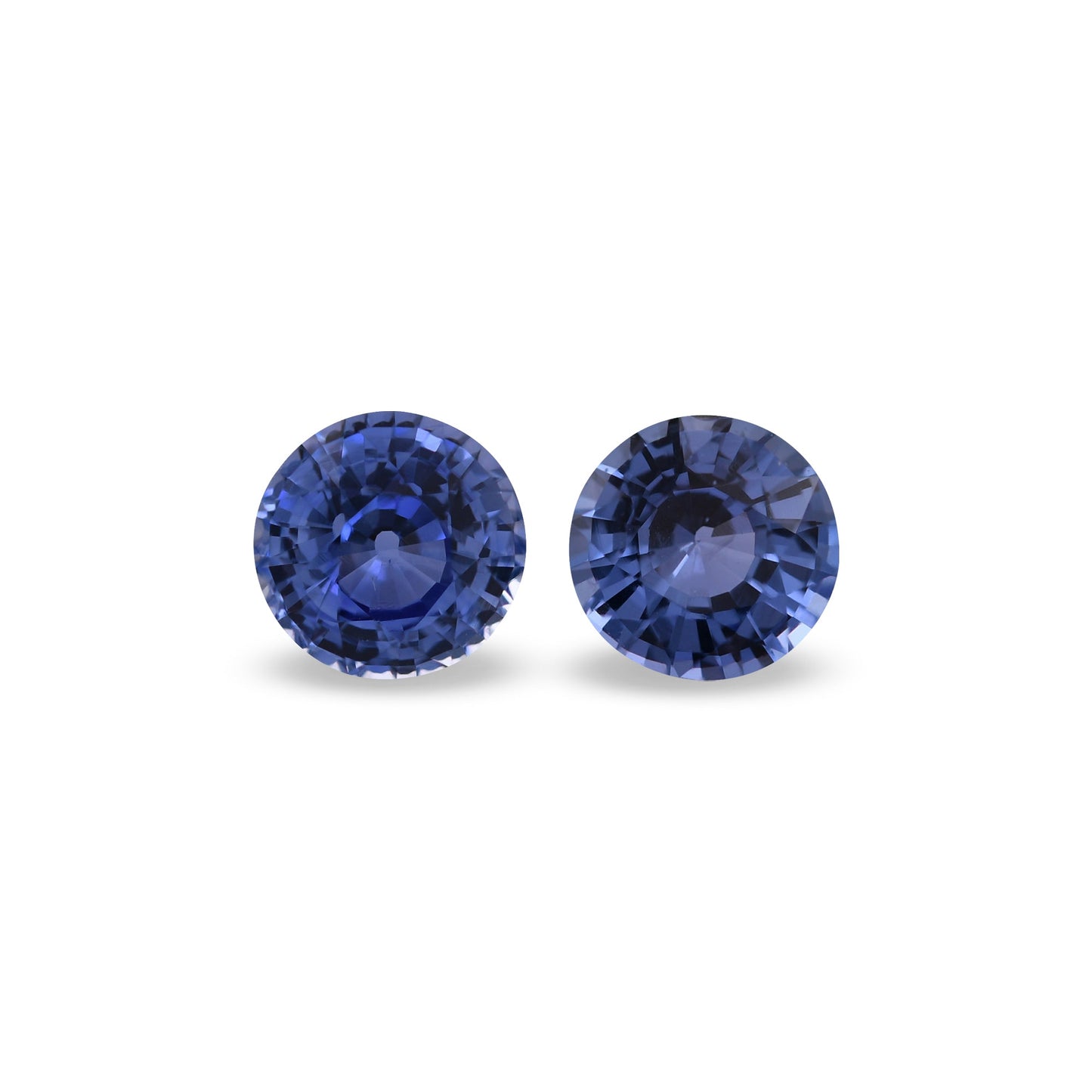 3,59 Karat blauer runder Saphir aus Sri Lanka