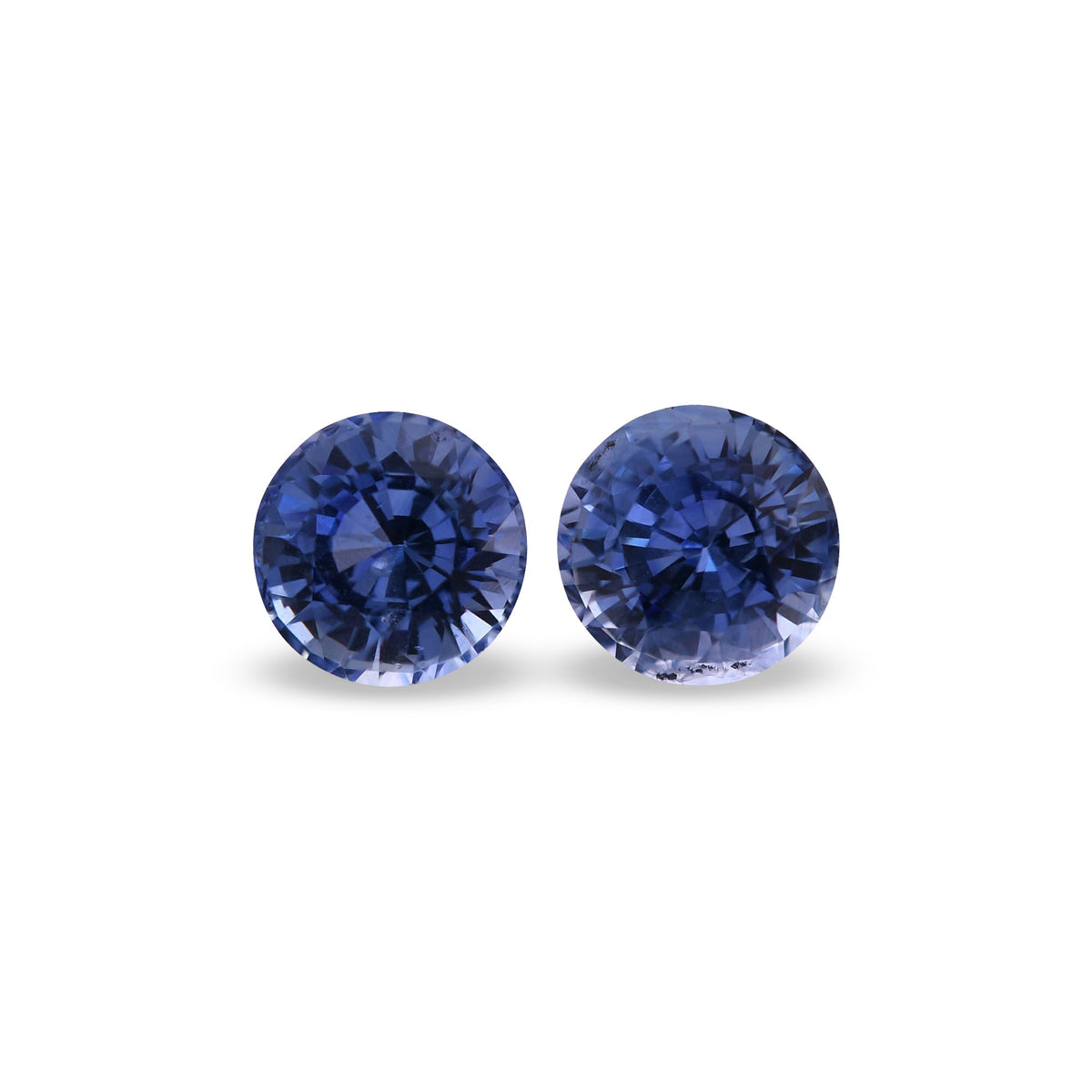 3,78 Karat blauer runder Saphir aus Sri Lanka
