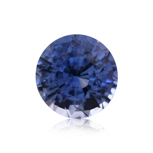 1,52 Karat blauer runder Saphir aus Sri Lanka