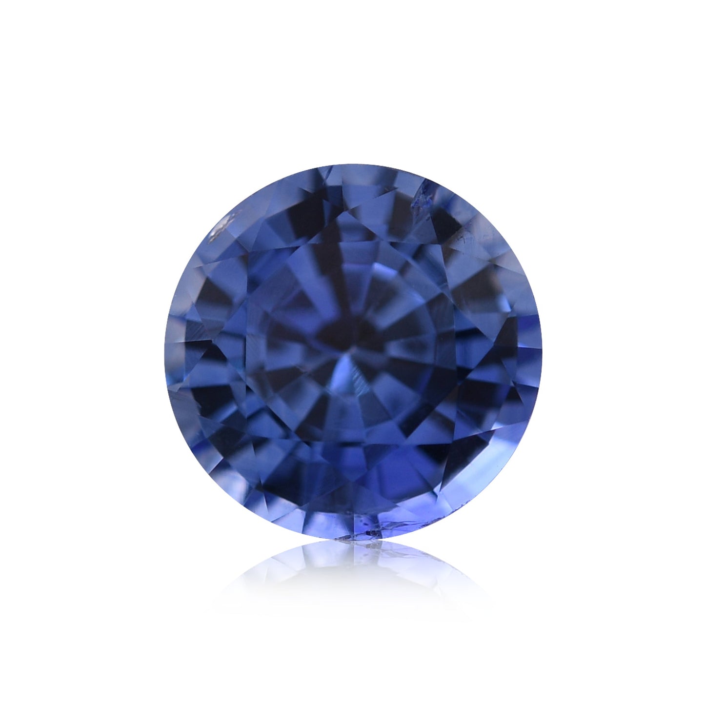 1,51 Karat blauer runder Saphir aus Sri Lanka