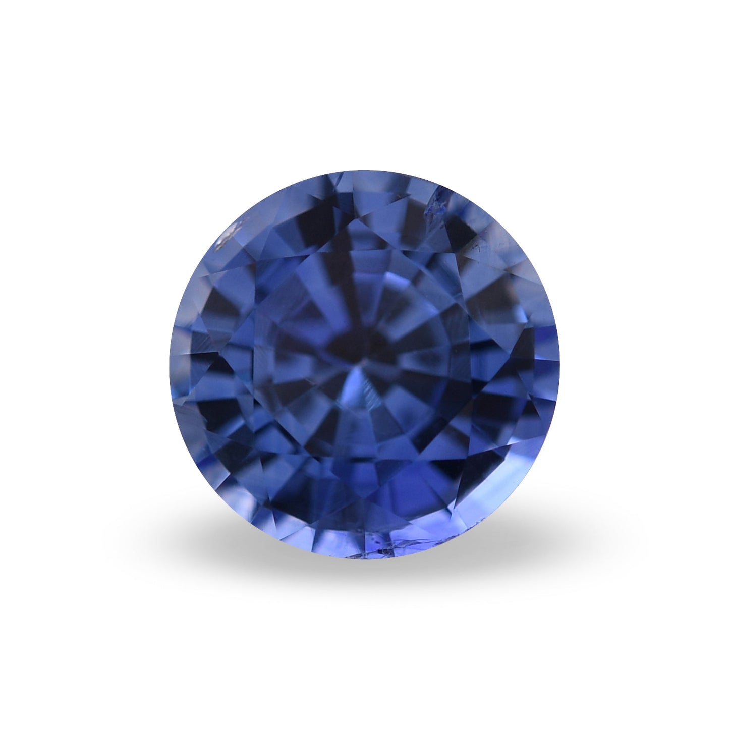 1,51 Karat blauer runder Saphir aus Sri Lanka