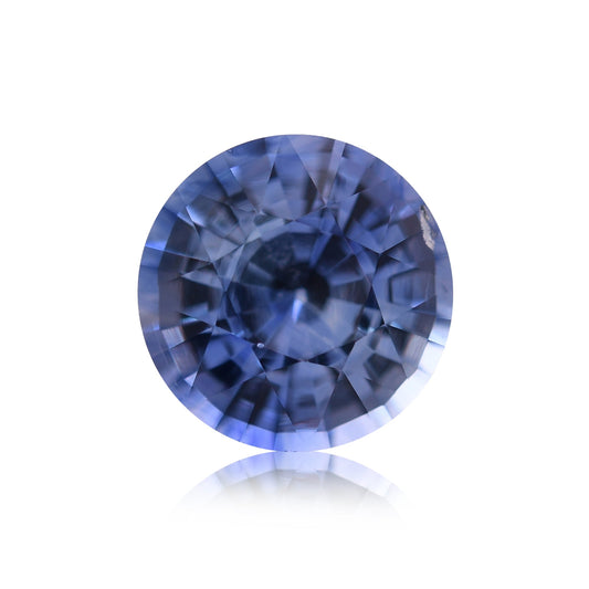 1,61 Karat blauer runder Saphir aus Sri Lanka
