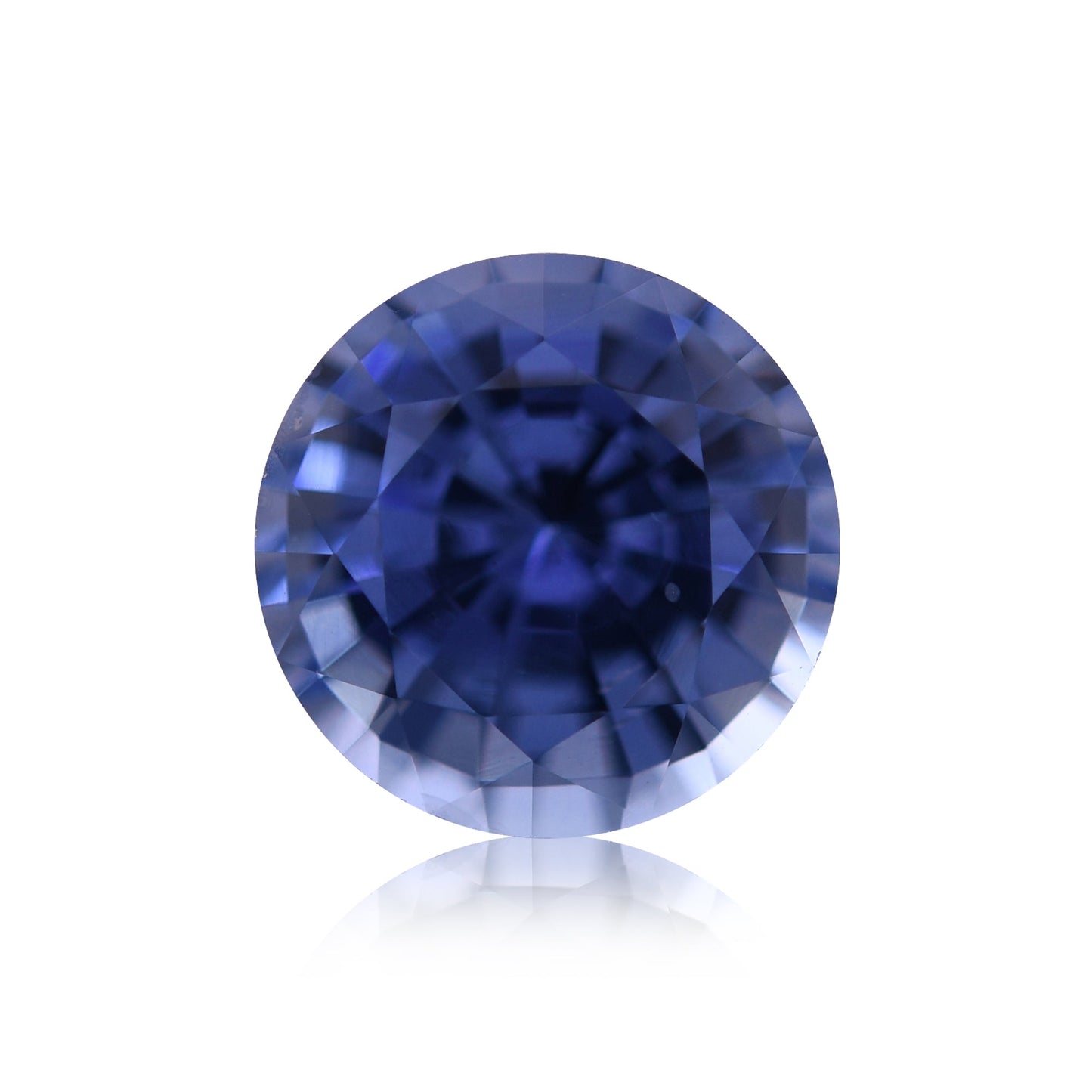 1,49 Karat blauer runder Saphir aus Sri Lanka