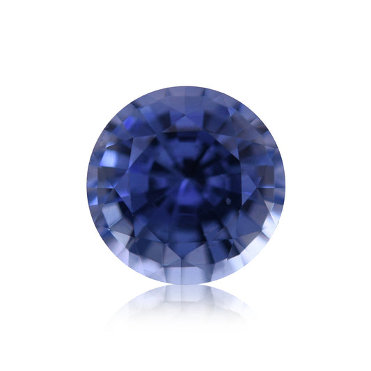 1,49 Karat blauer runder Saphir aus Sri Lanka