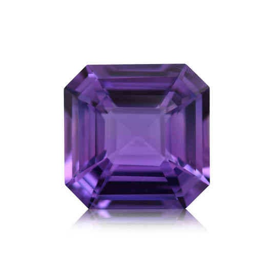 2,09 Karat violetter quadratischer Smaragd-Saphir aus Madagaskar