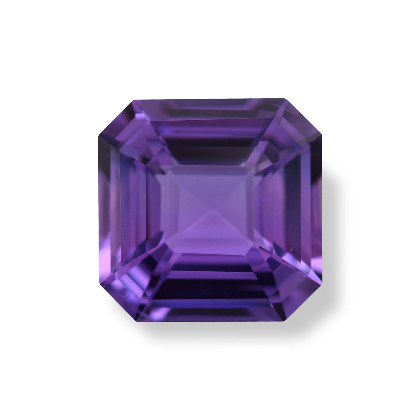 2,09 Karat violetter quadratischer Smaragd-Saphir aus Madagaskar