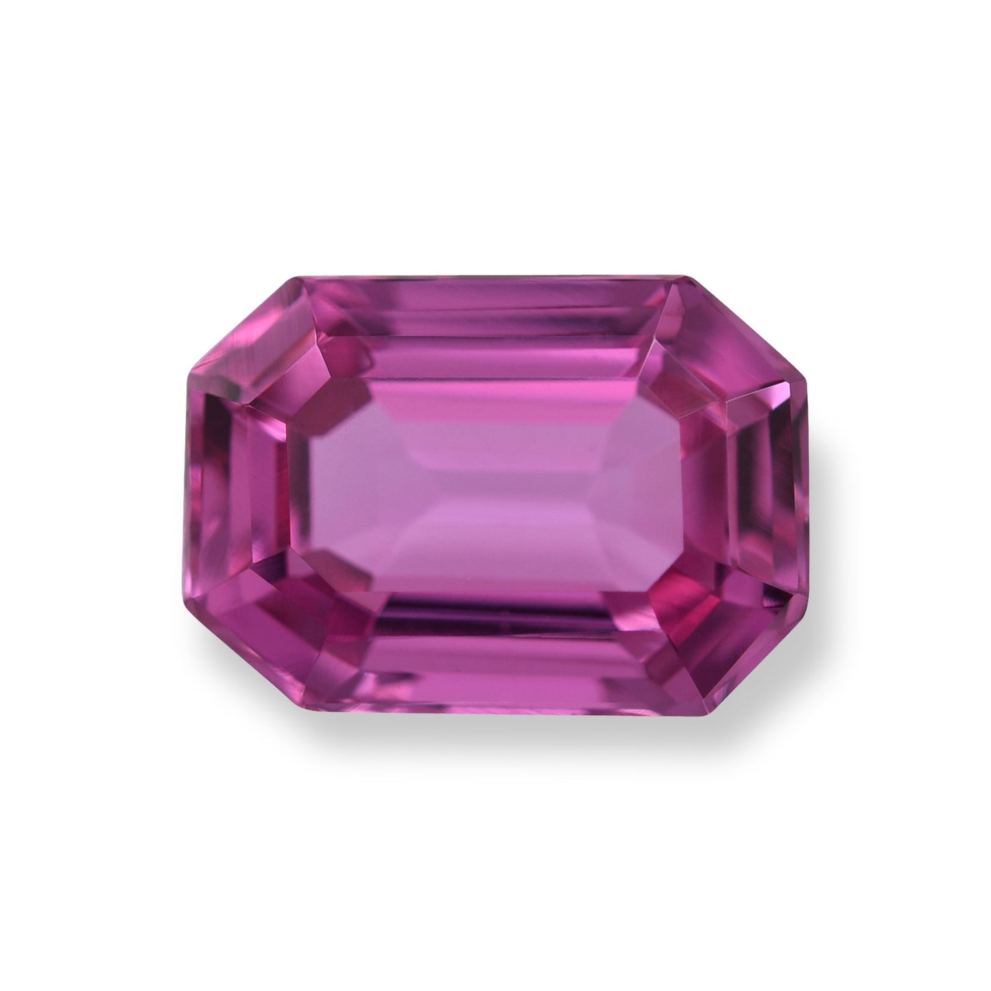 2,43 Karat rosafarbener Madagaskar-Smaragd-Saphir