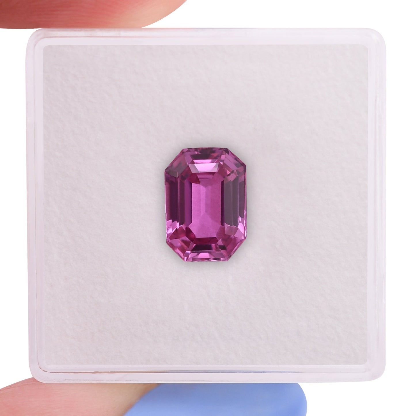 2,43 Karat rosafarbener Madagaskar-Smaragd-Saphir