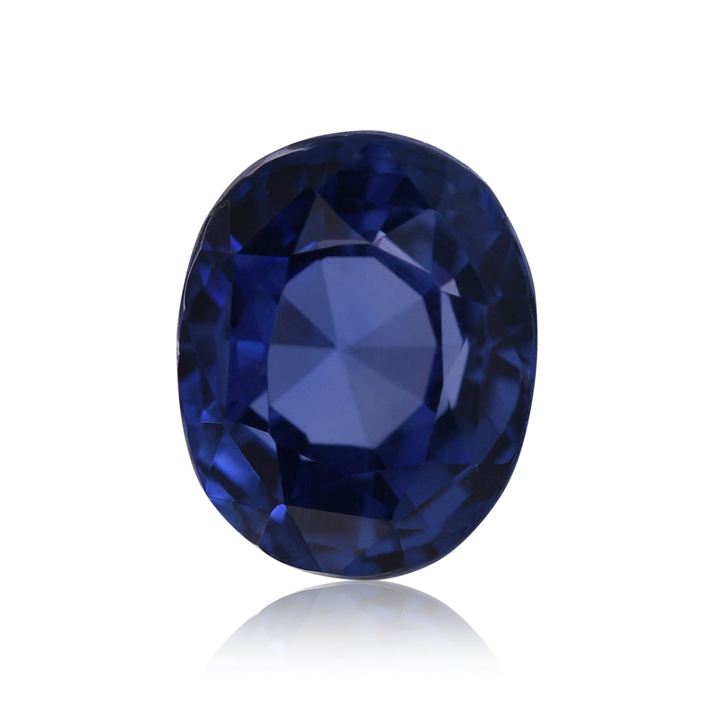 7,18 Karat blauer ovaler Saphir aus Sri Lanka (GIA-geprüft)