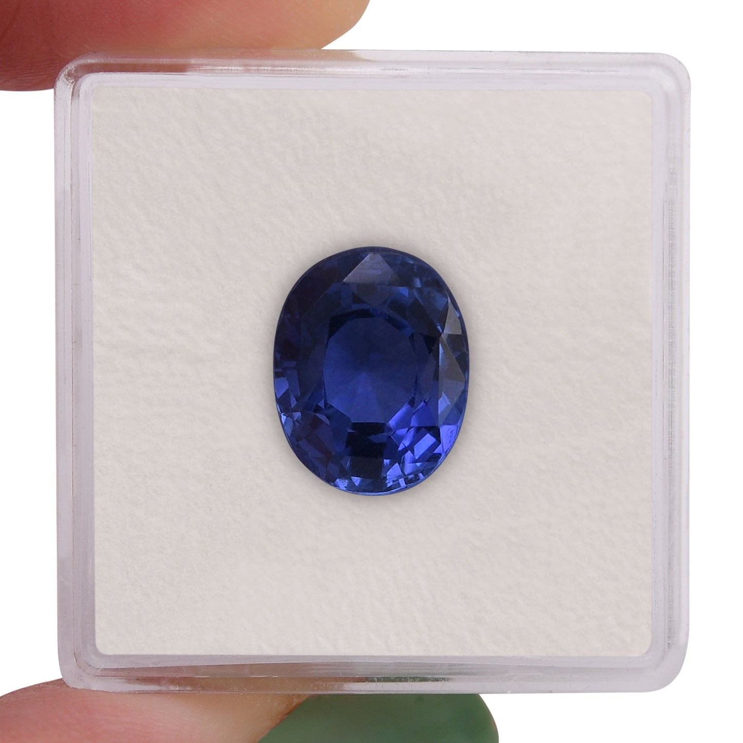 7,18 Karat blauer ovaler Saphir aus Sri Lanka (GIA-geprüft)