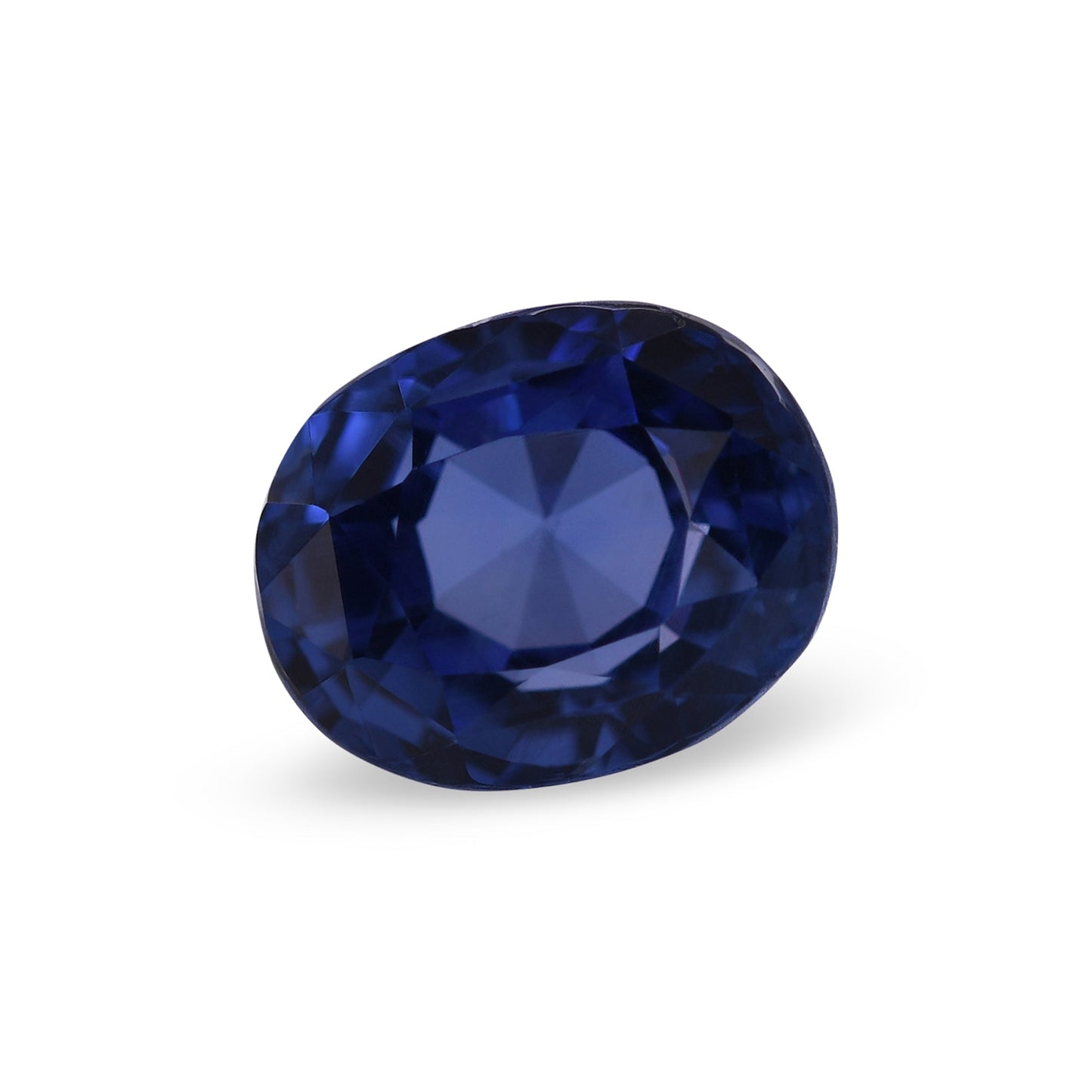 7,18 Karat blauer ovaler Saphir aus Sri Lanka (GIA-geprüft)
