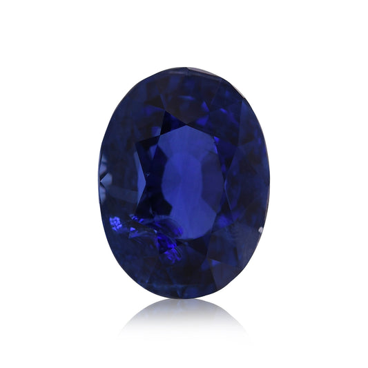 12,54 Karat blauer ovaler Saphir aus Sri Lanka, GIA