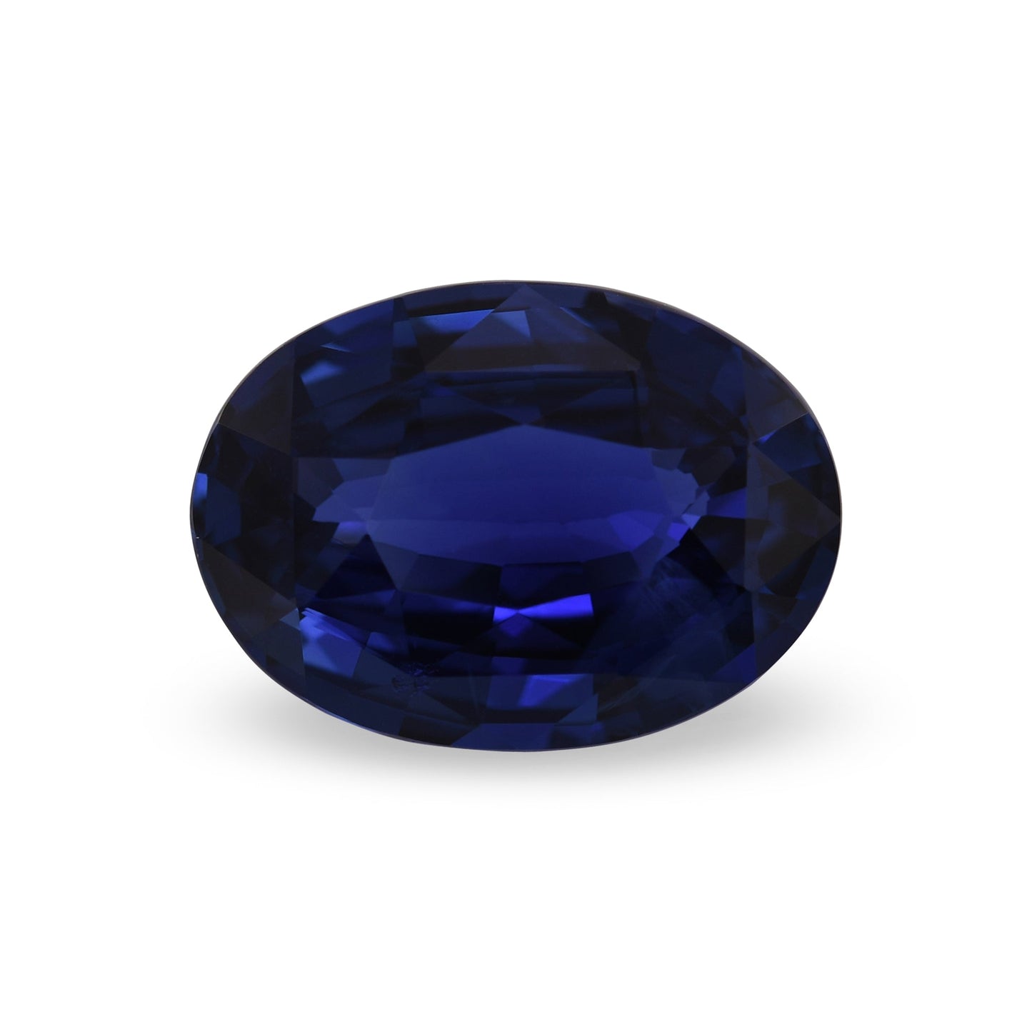 13,60 Karat blauer ovaler Saphir (GIA)