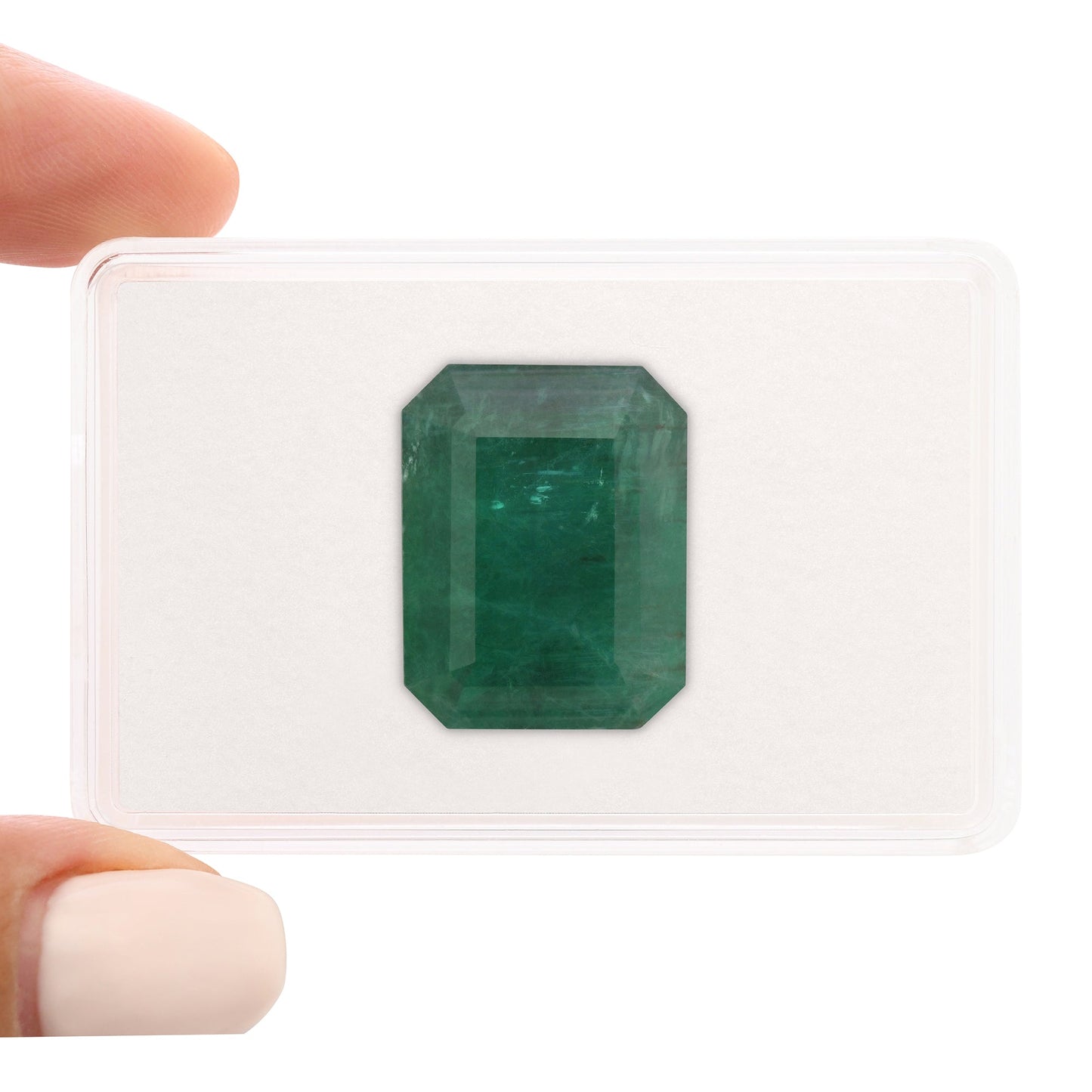 38.37 Carat Green  Octagon Emerald