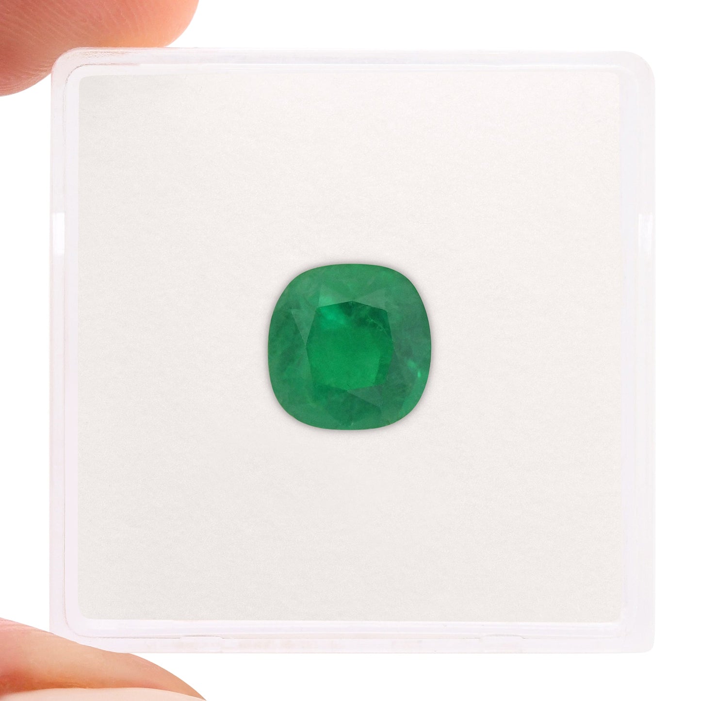 2,00 Karat grüner kolumbianischer Cabochon-Smaragd GRS