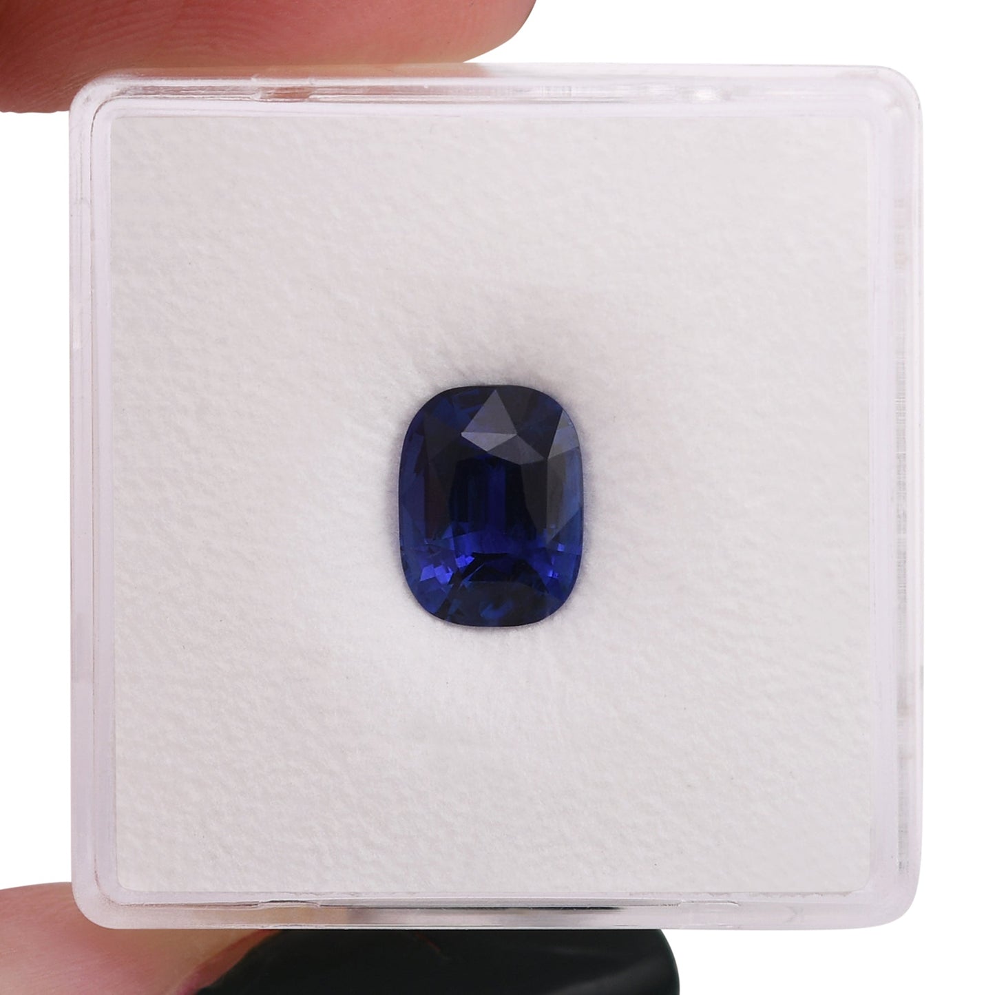 2,08 Karat blauer Kissen-Saphir aus Sri Lanka