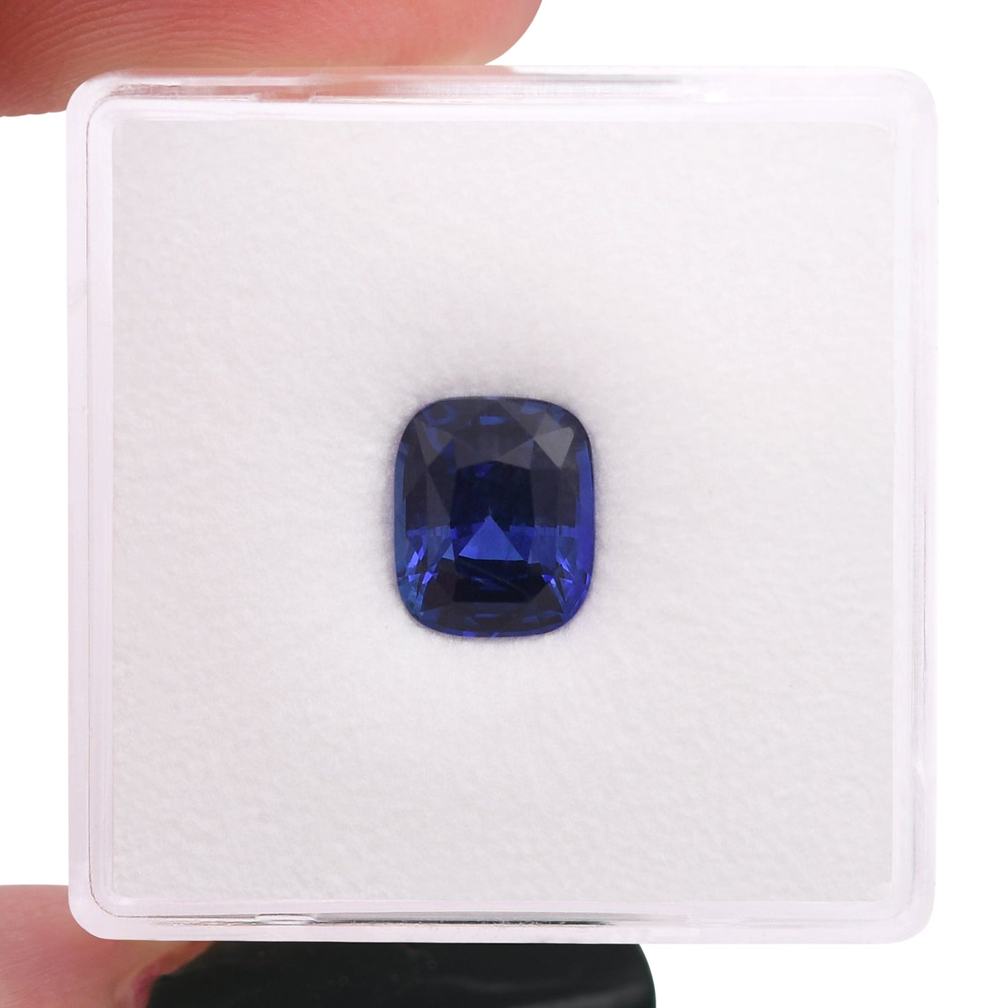2,38 Karat blauer Kissen-Saphir aus Sri Lanka