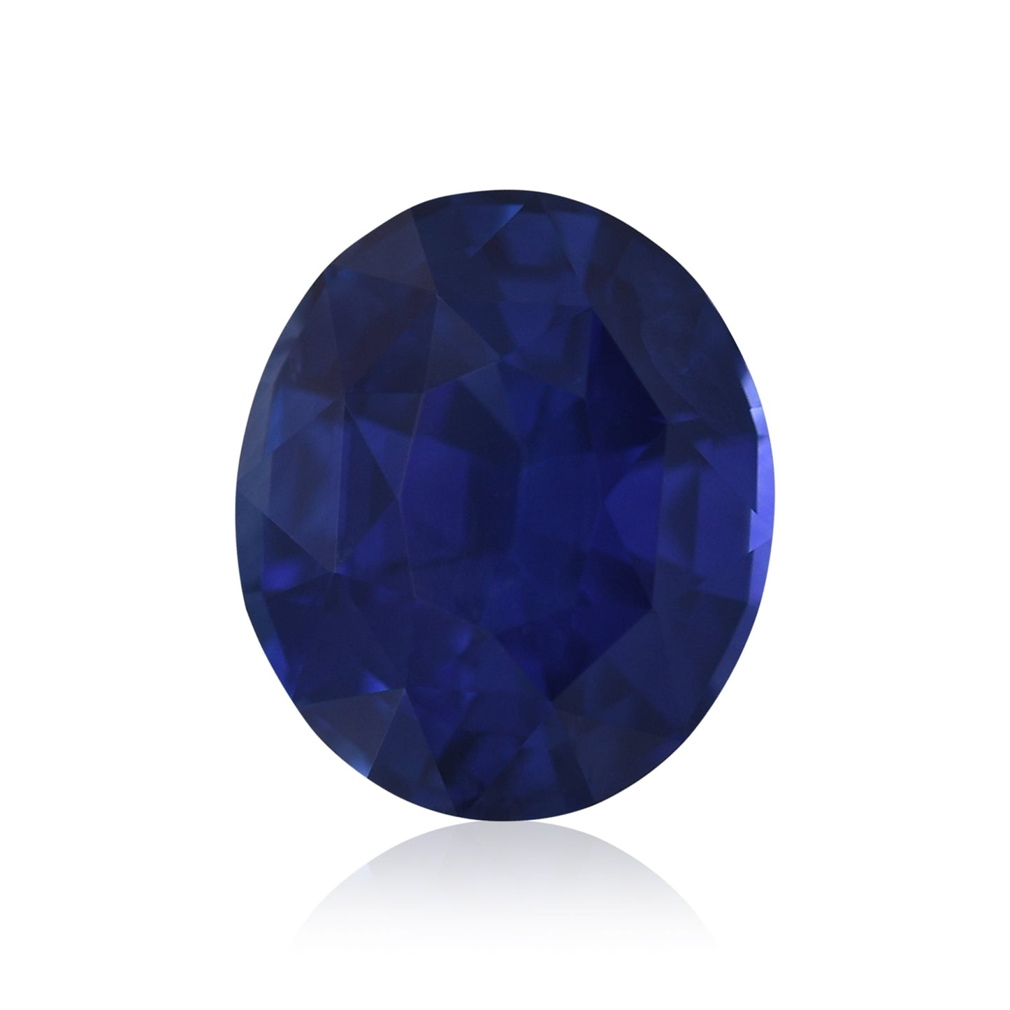 2,72 Karat blauer ovaler Saphir aus Sri Lanka