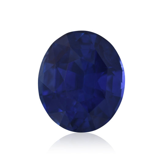 2,72 Karat blauer ovaler Saphir aus Sri Lanka