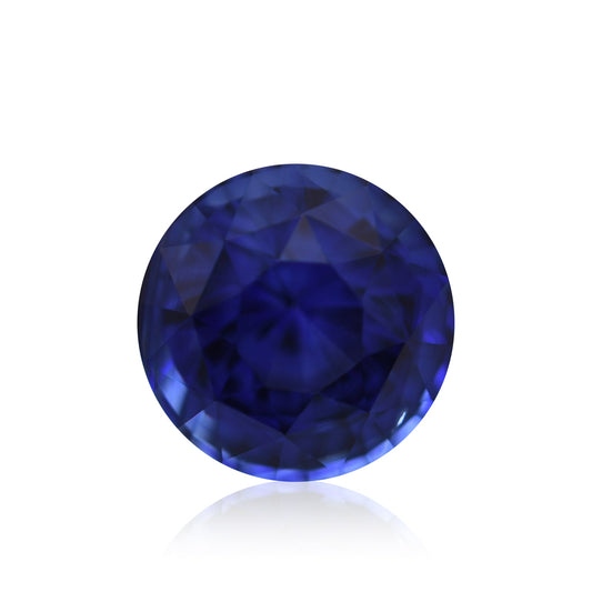 1,99 Karat blauer runder Saphir aus Sri Lanka