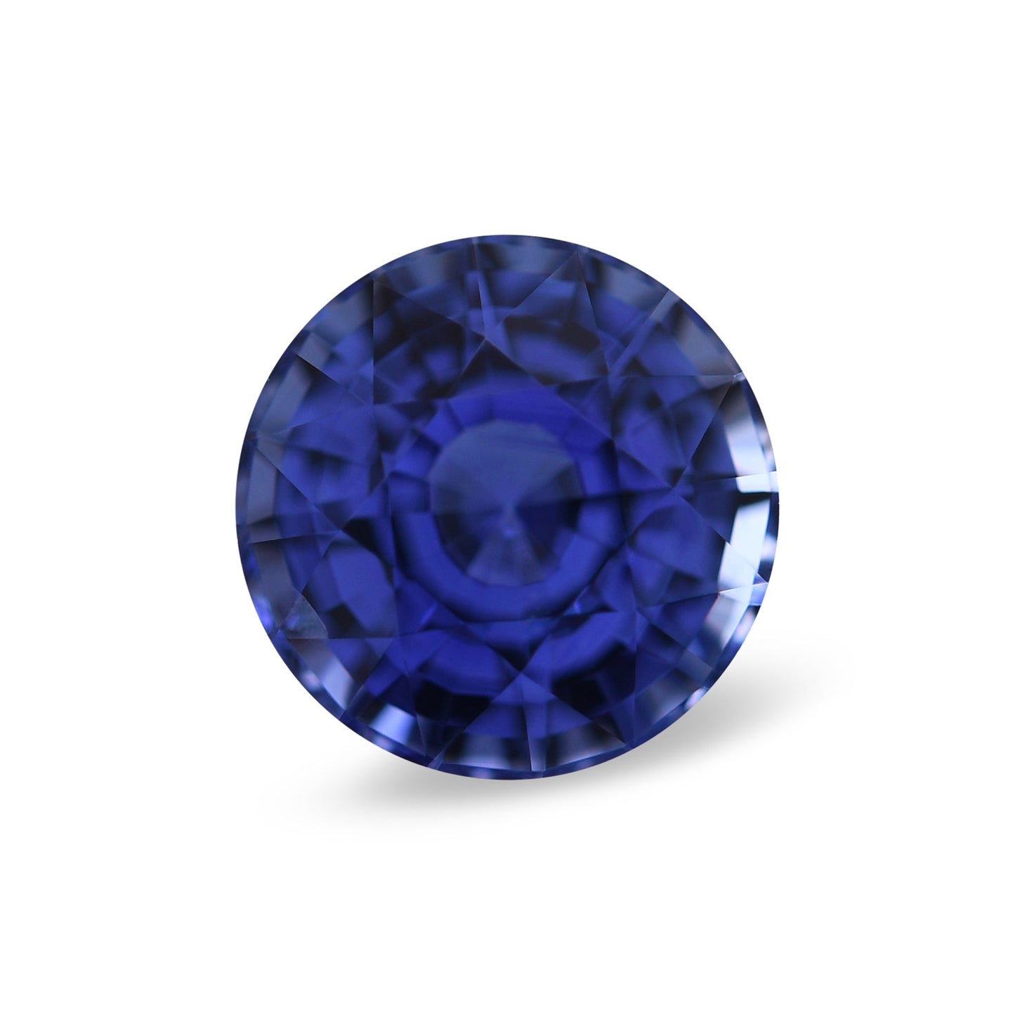 1,80 Karat blauer runder Saphir aus Sri Lanka