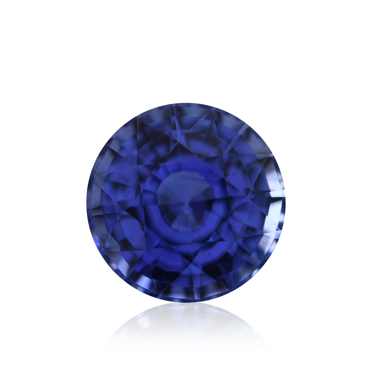 1,80 Karat blauer runder Saphir aus Sri Lanka