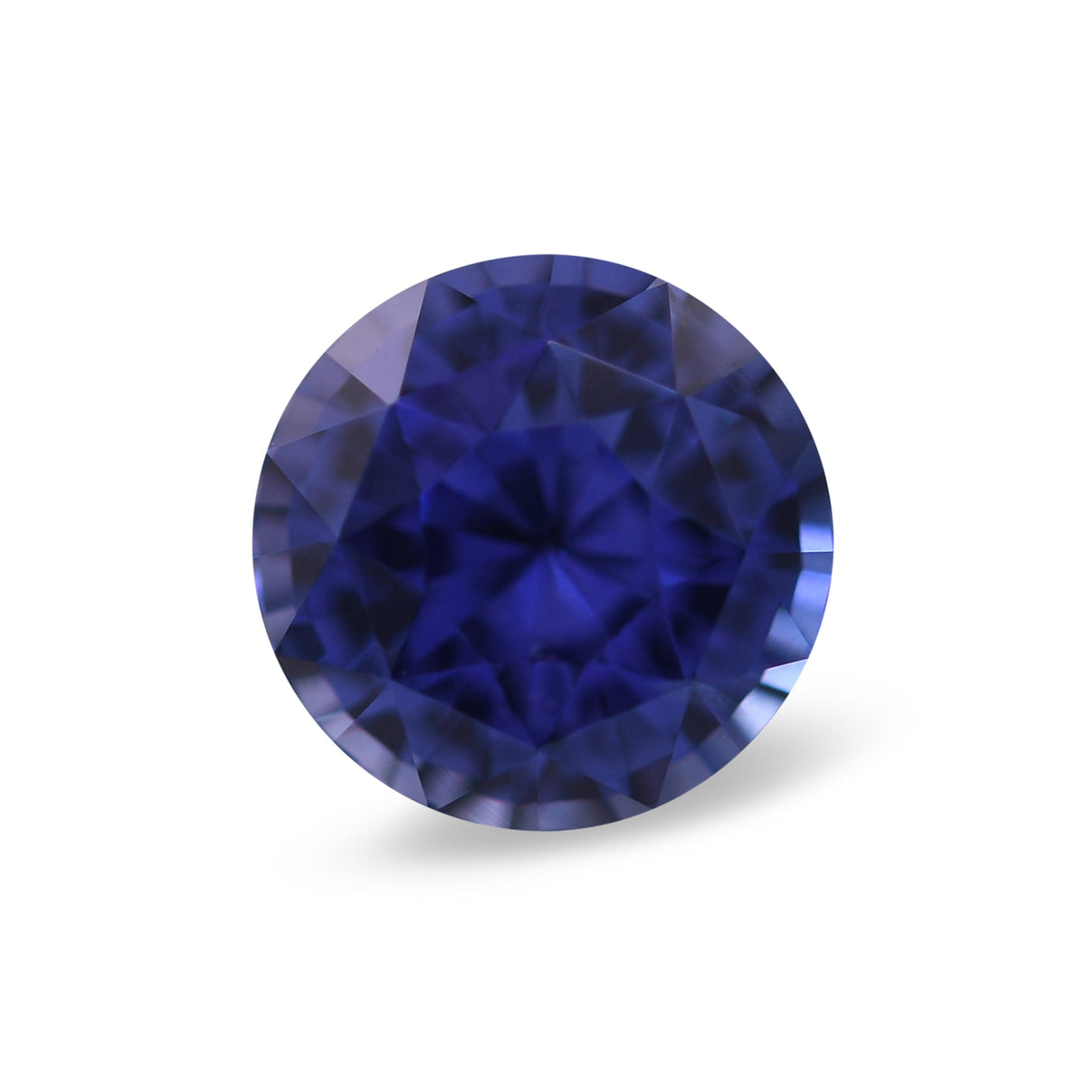 1,56 Karat blauer runder Saphir aus Sri Lanka