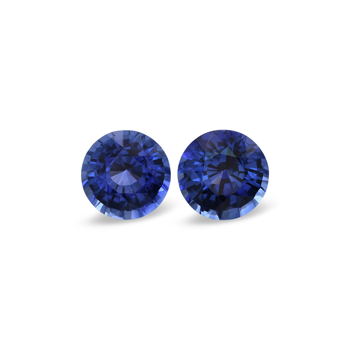 4,15 Karat blauer runder Saphir aus Sri Lanka