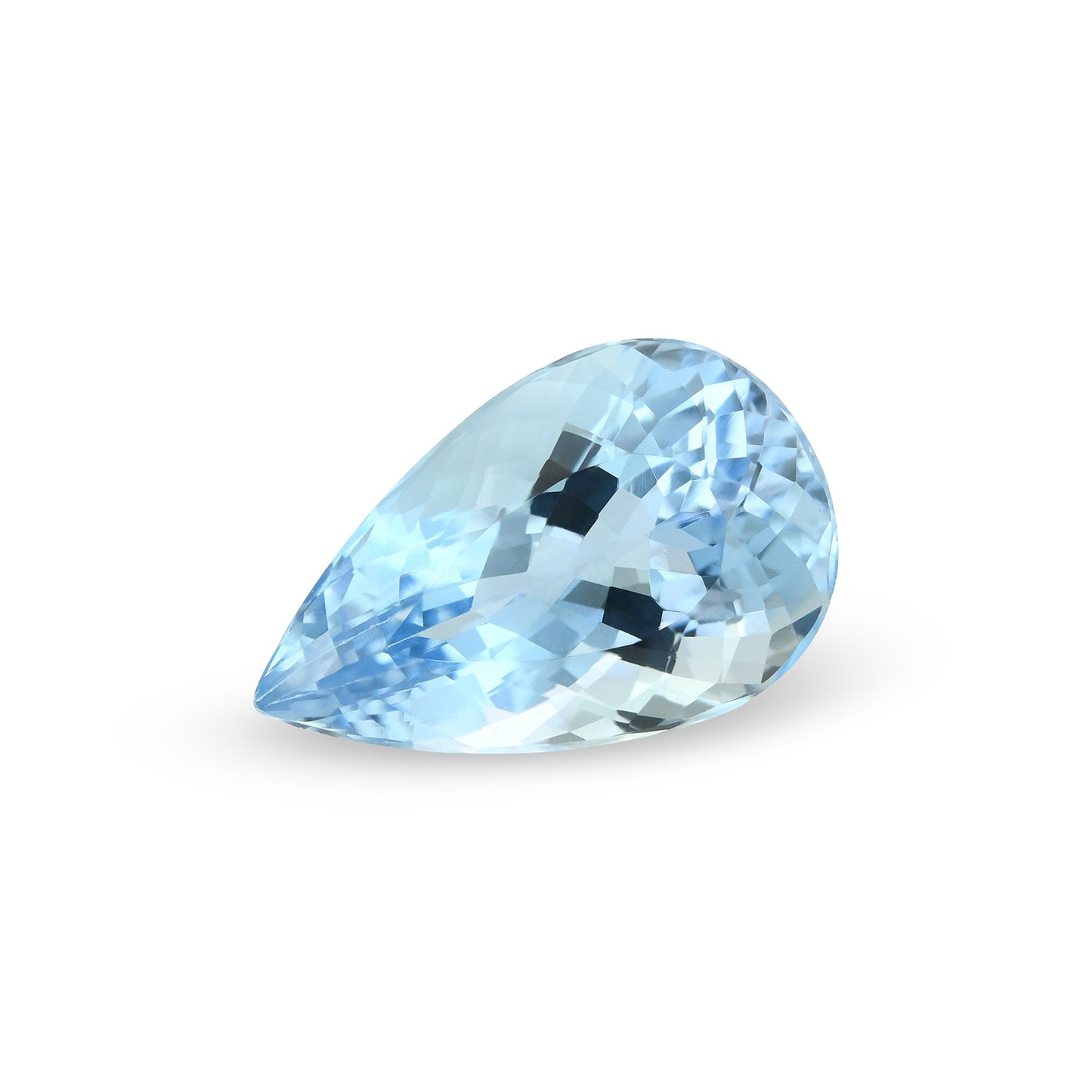 4.10 Carat Blue BRAZILLIAN Pear Aquamarine