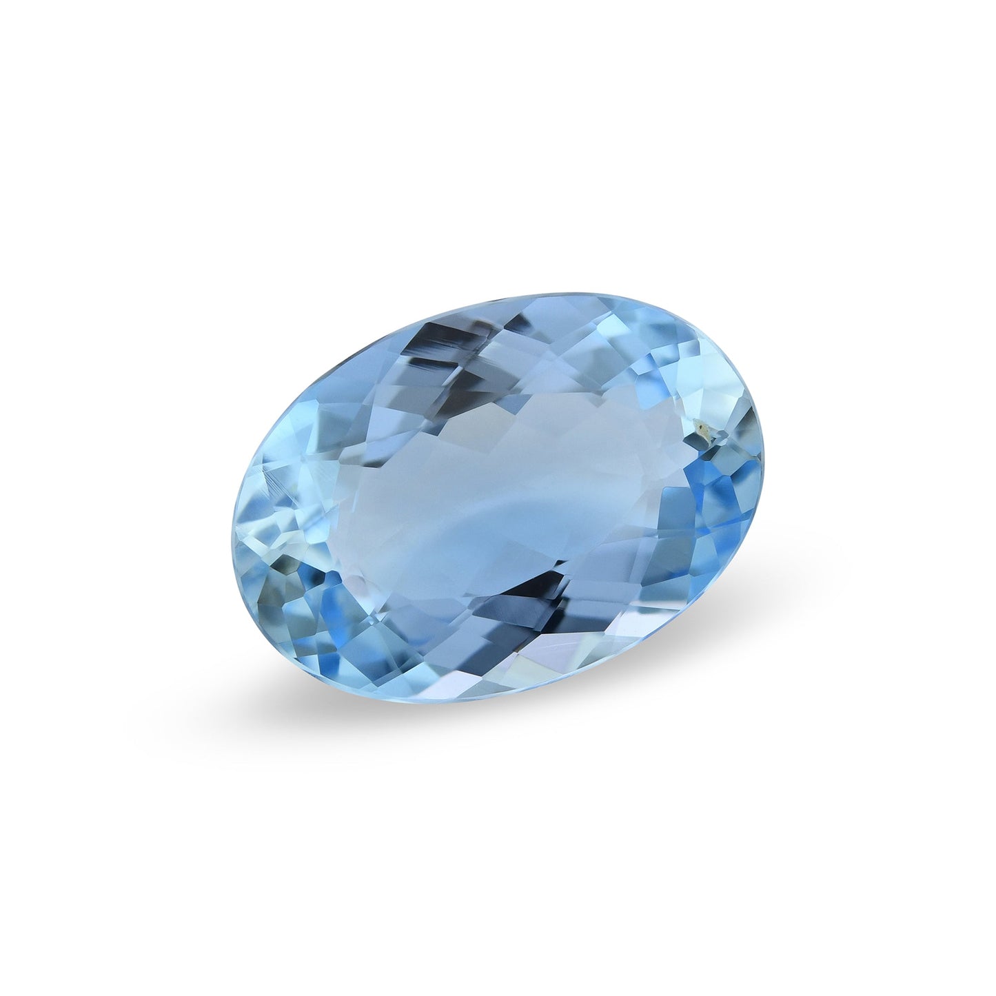 4,30 Karat blauer brasilianischer ovaler Aquamarin