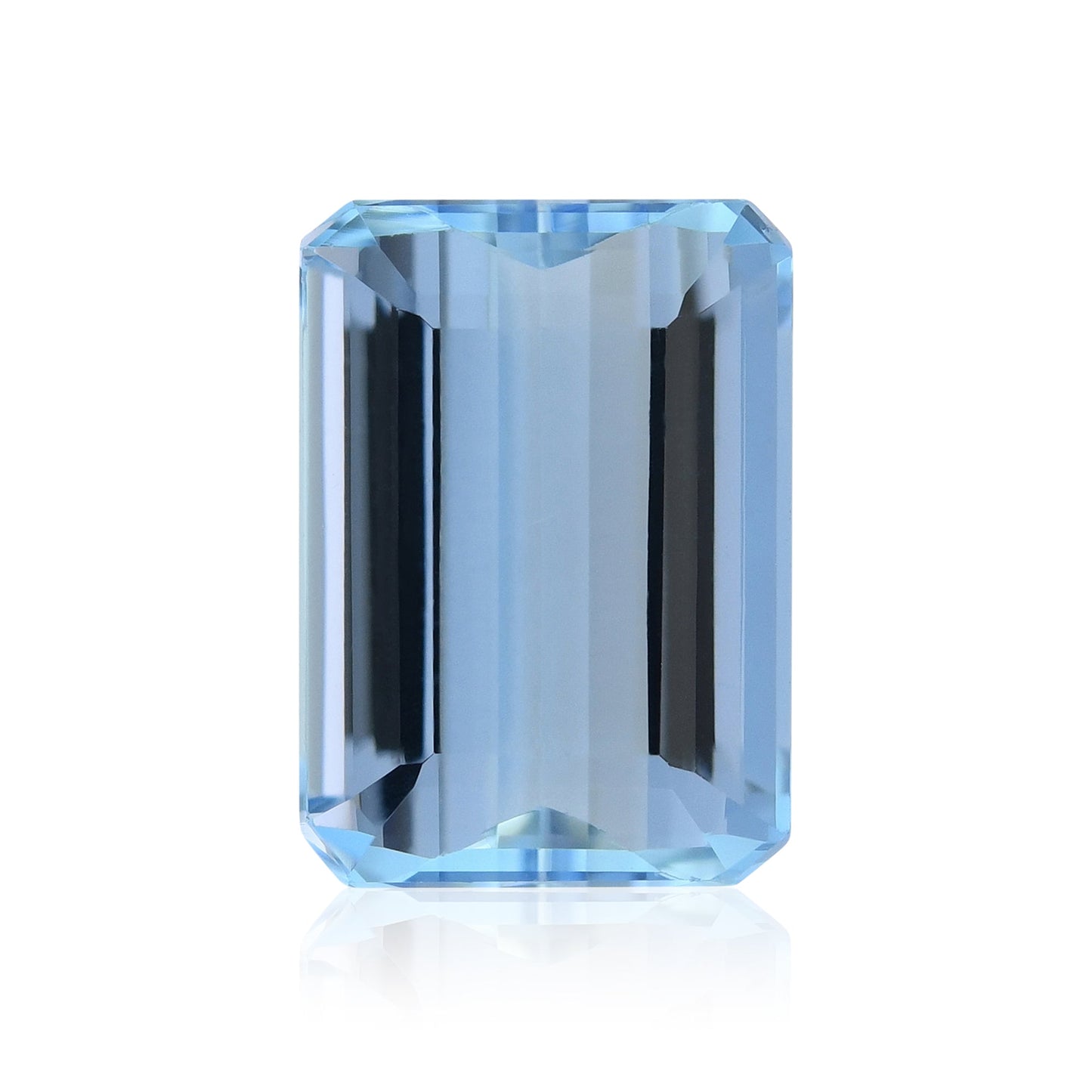 4,96 Karat blauer brasilianischer achteckiger Aquamarin