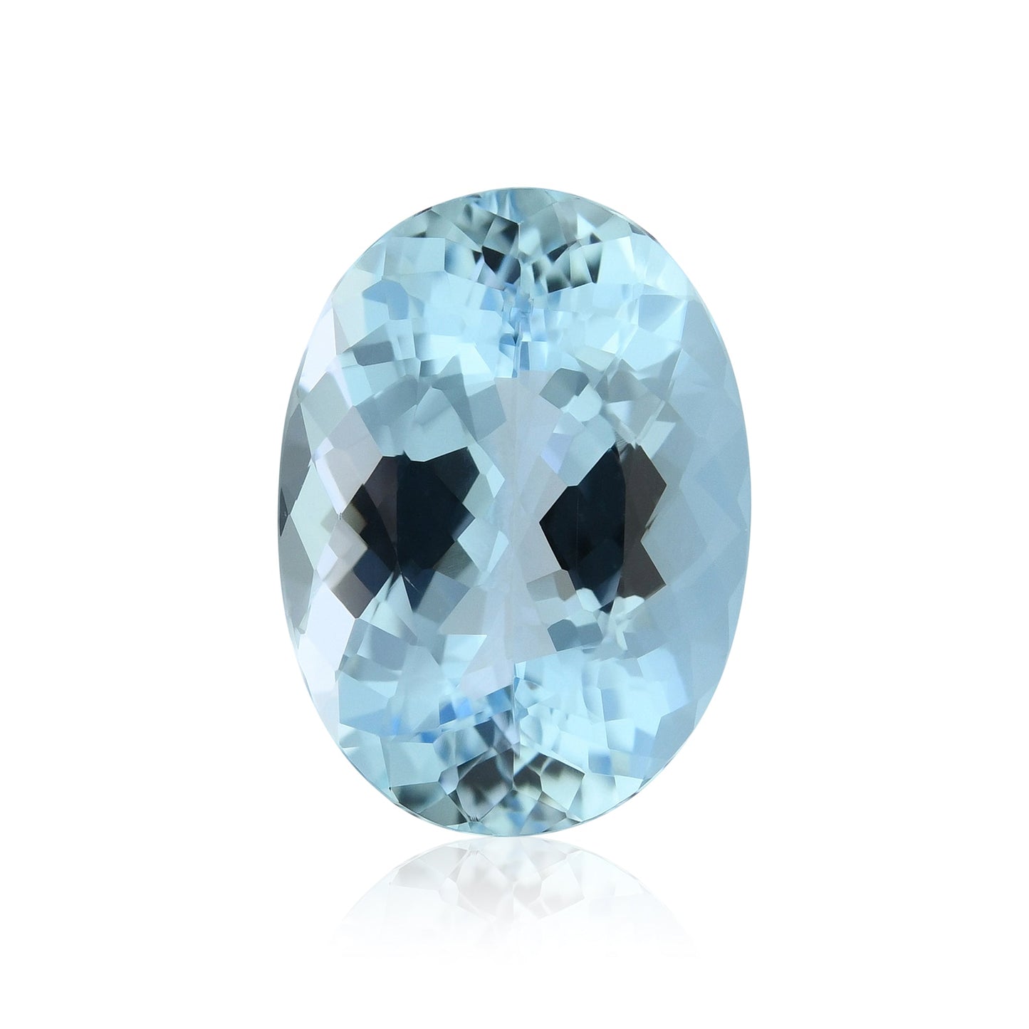 7,17 Karat blauer brasilianischer ovaler Aquamarin