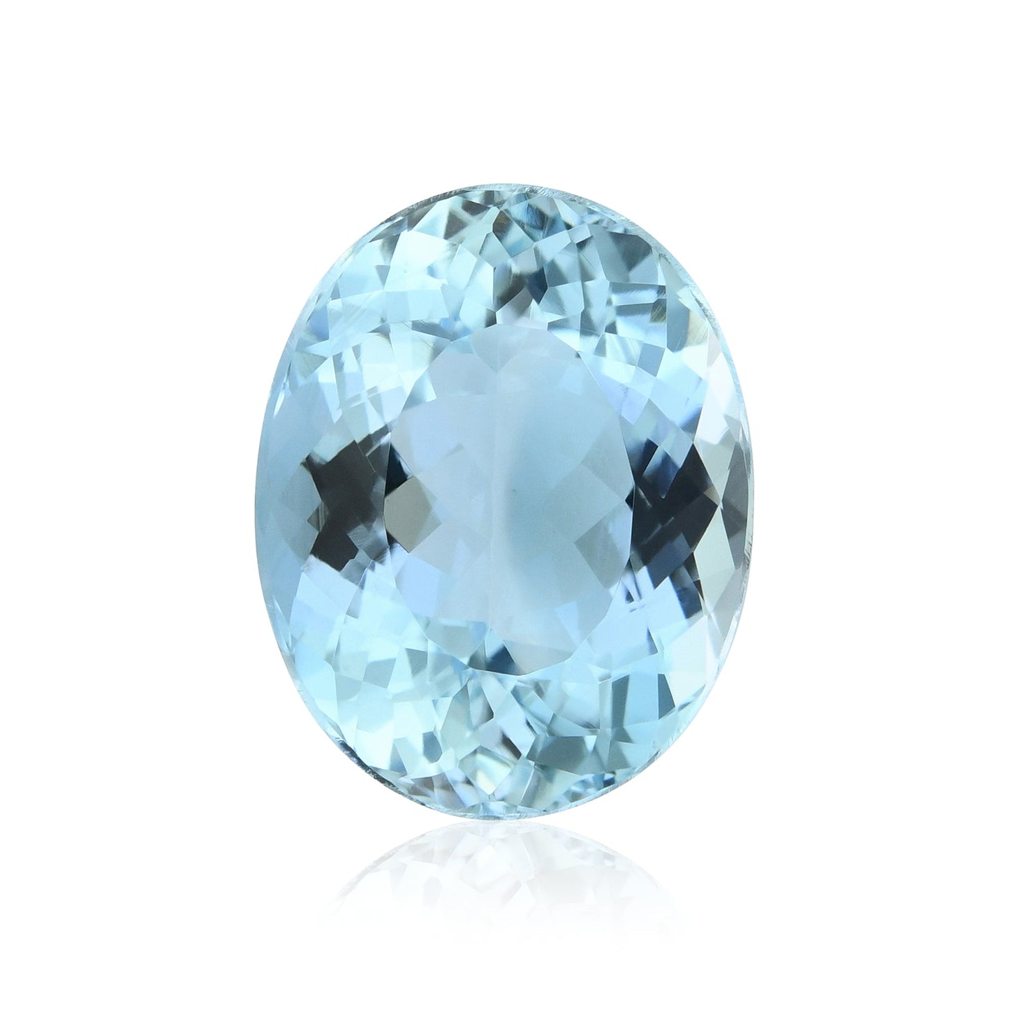 6,22 Karat blauer brasilianischer ovaler Aquamarin
