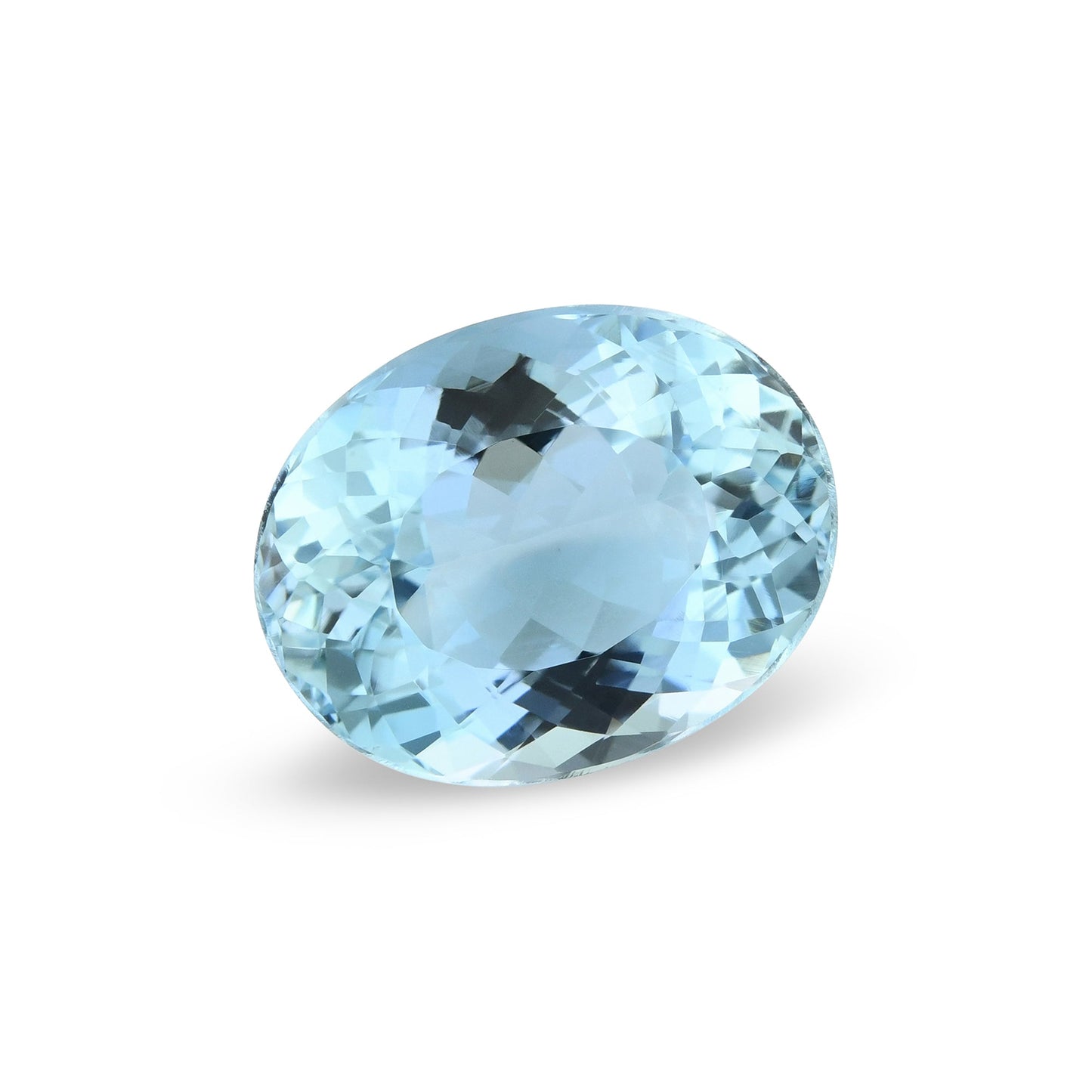 6,22 Karat blauer brasilianischer ovaler Aquamarin