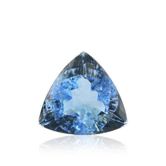 6,22 Karat blauer brasilianischer Dreieck-Aquamarin