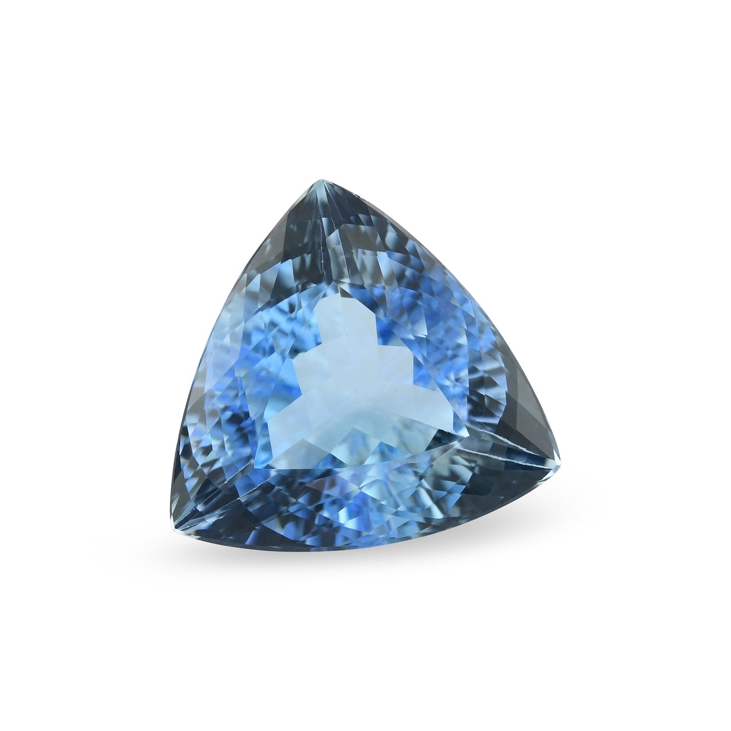6,22 Karat blauer brasilianischer Dreieck-Aquamarin