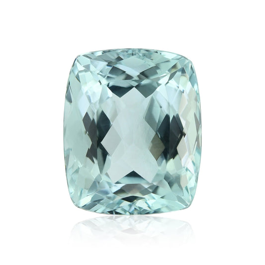 9,45 Karat blauer brasilianischer Kissen-Aquamarin