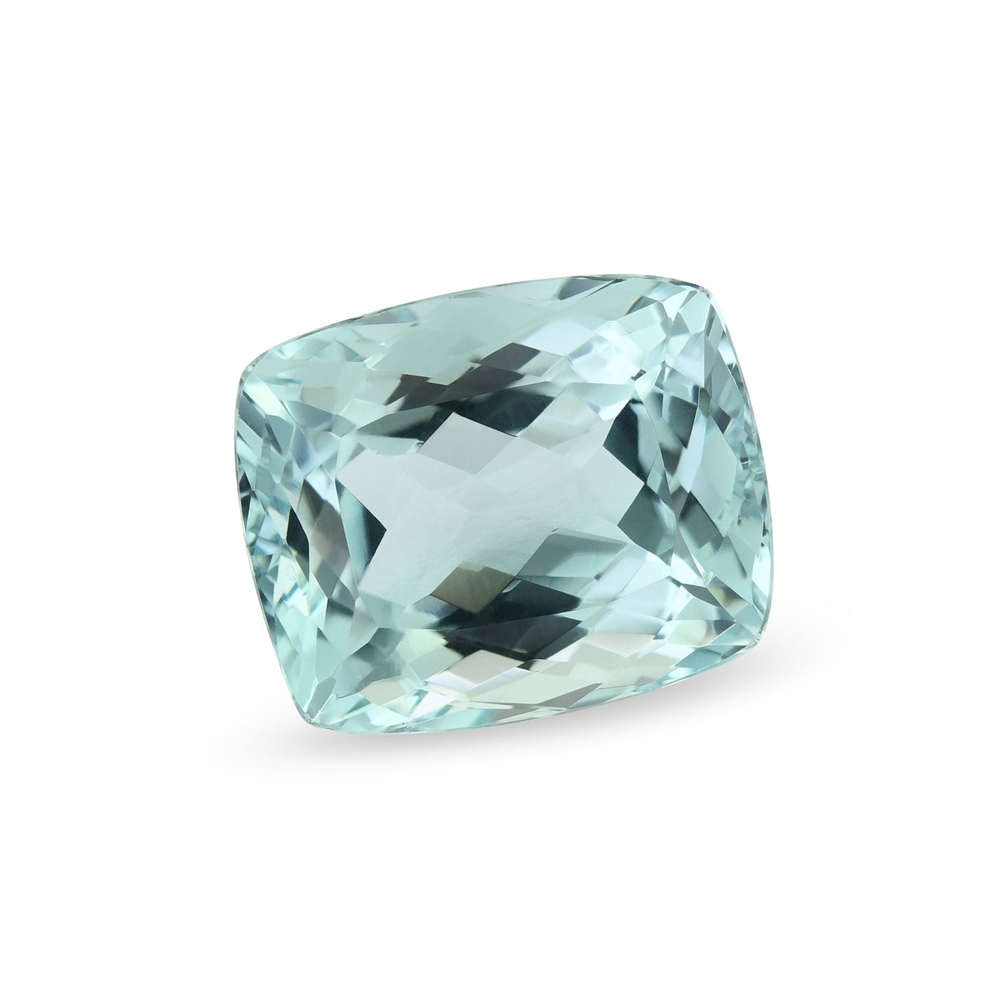 9,45 Karat blauer brasilianischer Kissen-Aquamarin